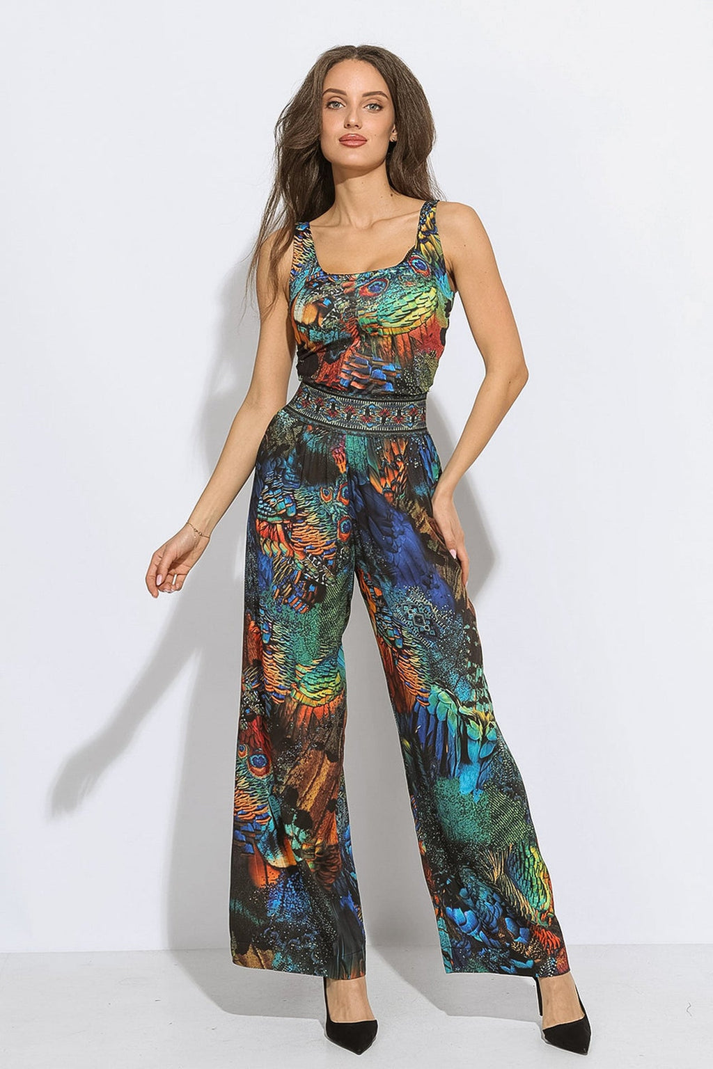LOOSE VISCOSE PANTS - AMAZONIA JIORO СВОБОДЕН ПАНТАЛОН ОТ ВИСКОЗА - AMAZONIA JIORO