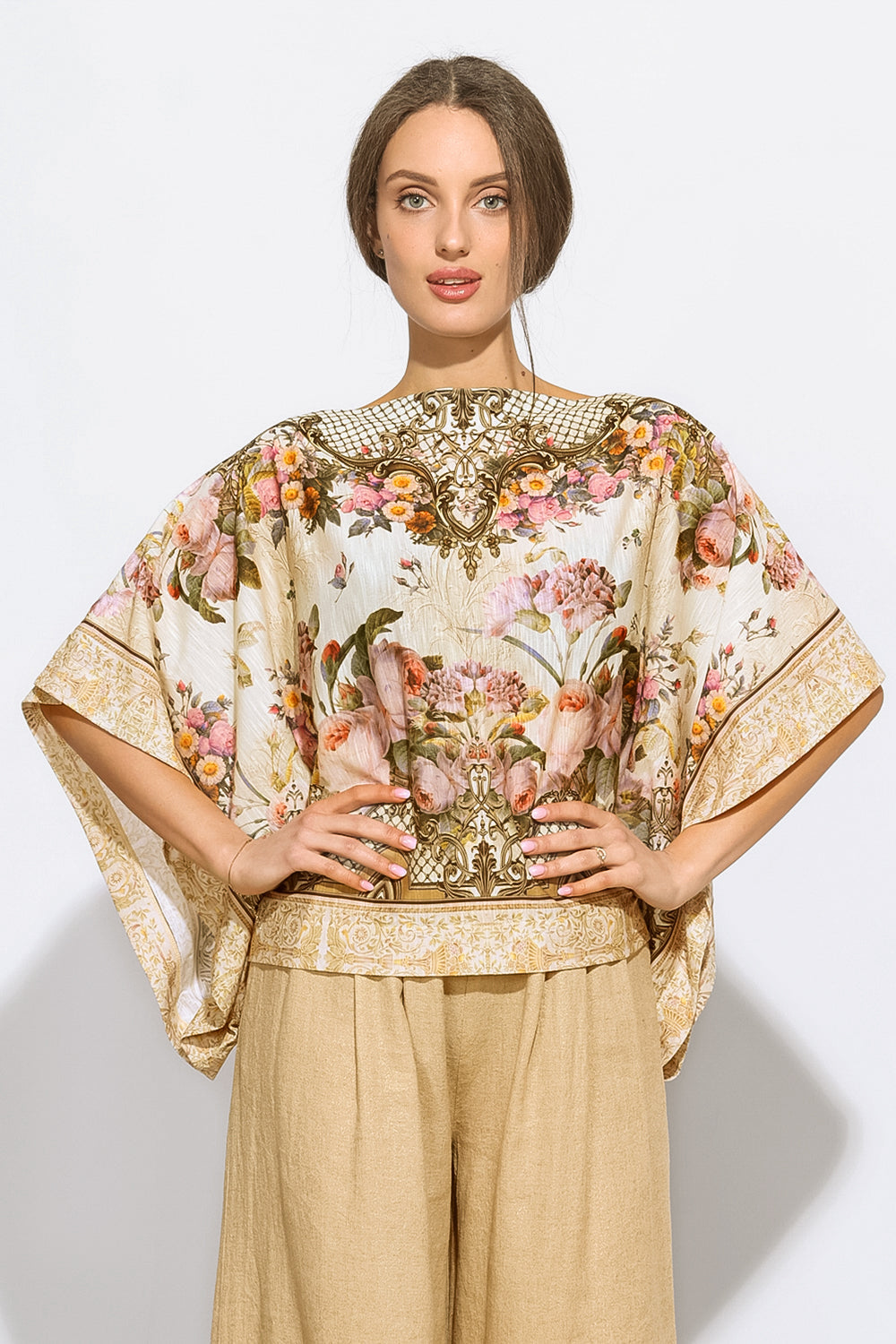 LOOSE BLOUSE - BAROQUE FLOWERS