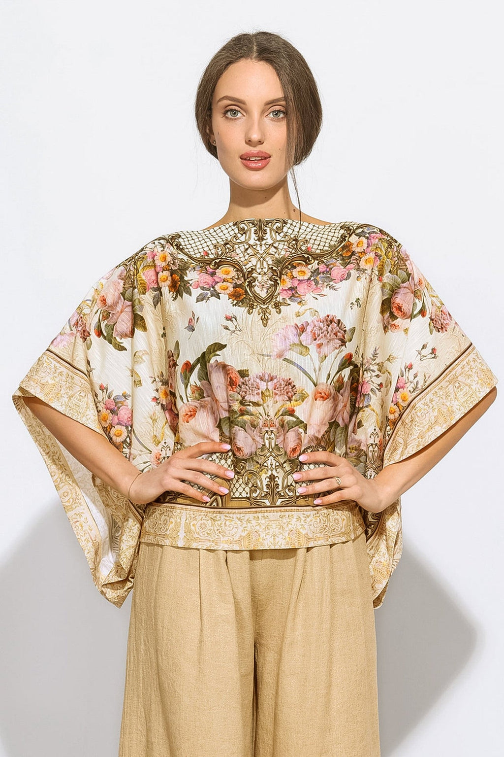 LOOSE BLOUSE - BAROQUE FLOWERS