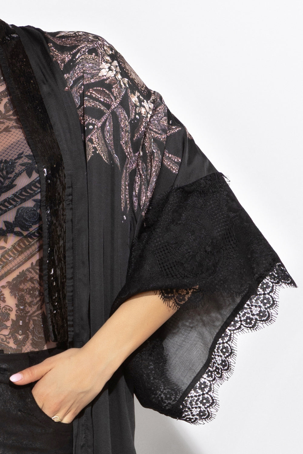 VISCOSE KIMONO - STAR DUST