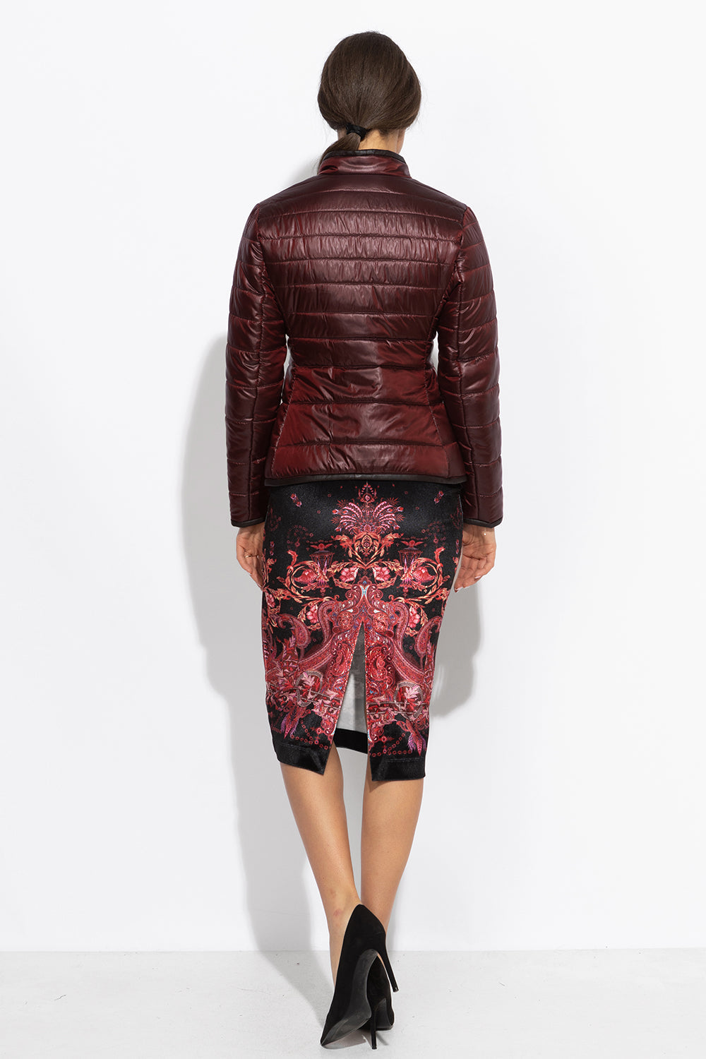 VELVET SKIRT - PAISLEY DARK - Fashion Roots