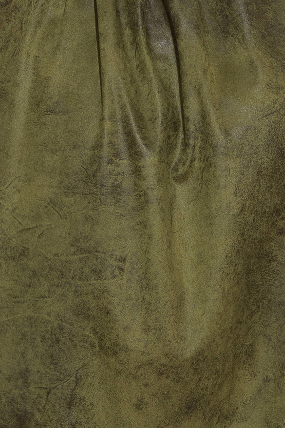 ROBE CHEMISE ASPECT DAIM VERT OLIVE - ESSENTIALS