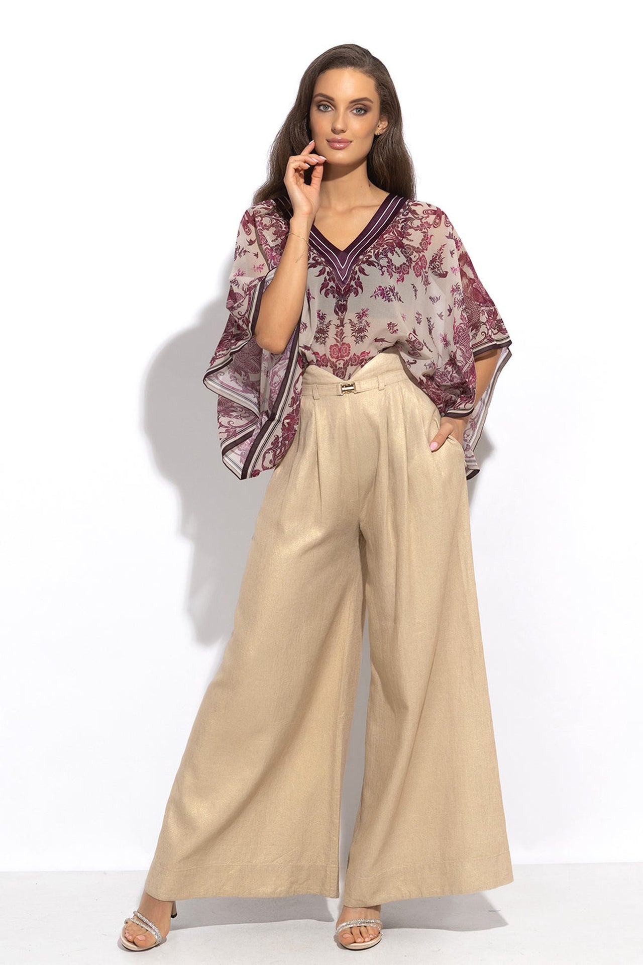 SILK COTTON TUNIC - ASIA BORDEAUX JIORO ТUNIКА ОТ ПАМУК КОПРИНА - ASIA BORDEAUX JIORO