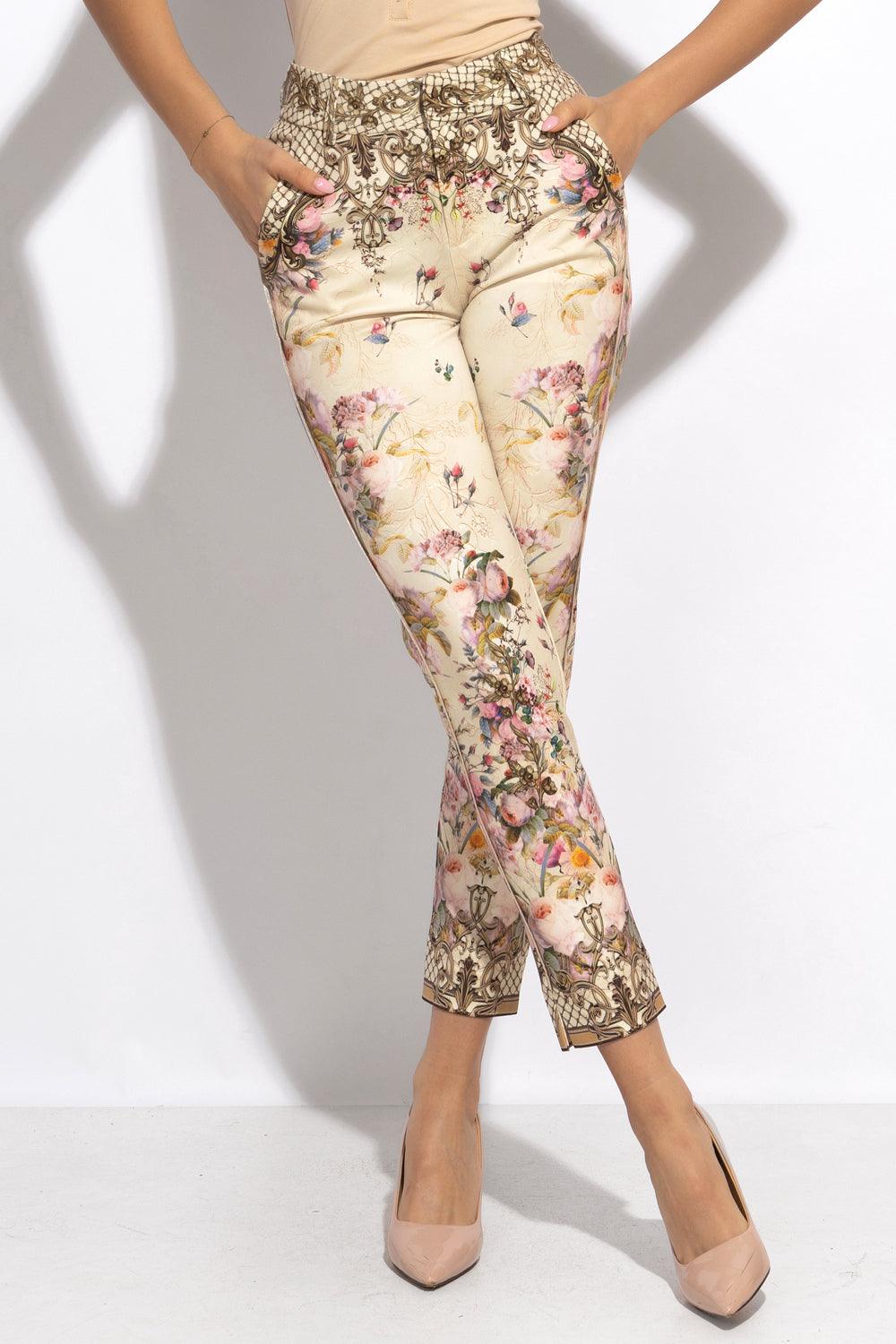 CLASSIC PANTS - BAROQUE FLOWERS