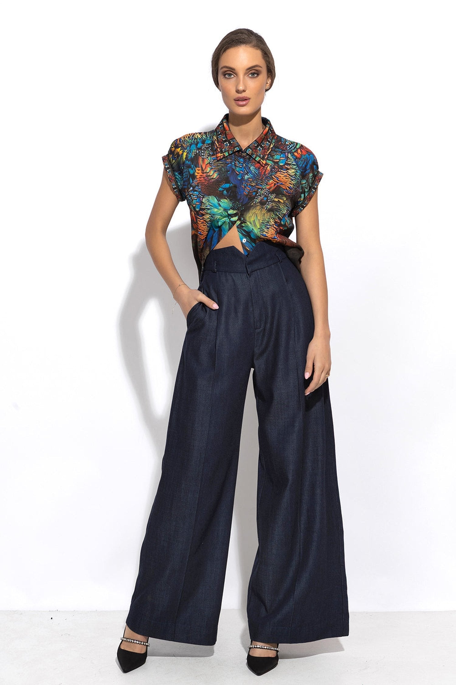 VISCOSE RAGLAN SLEEVE SHIRT - AMAZONIA