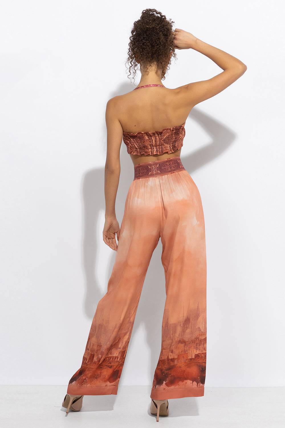 VISCOSE WRAP BUSTIER WITH FRONT TIES - ANCIENT TOWN JIORO БЮСТИЕ ОТ ВИСКОЗА С ВРЪЗКИ - ANCIENT TOWN JIORO