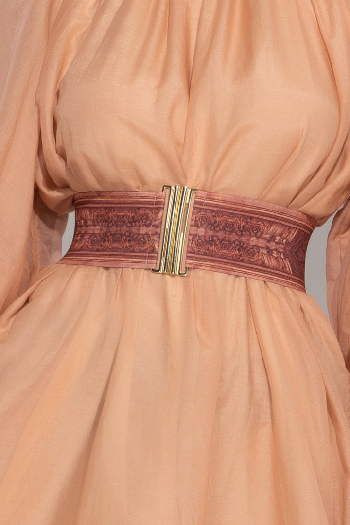 WIDE ELASTIC BELT WITH BUCKLE - ANCIENT TOWN JIORO ЕЛАСТИЧЕН ШИРОК КОЛАН С КАТАРАМА - ANCIENT TOWN JIORO