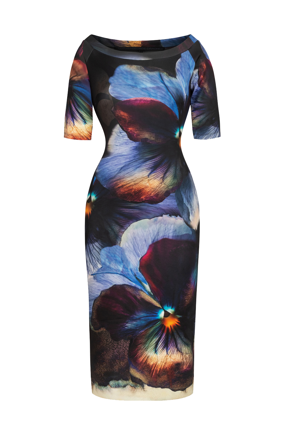 OPEN SHOULDERS DRESS -  VIOLET JIORO РОКЛЯ С ОТКРИТИ РАМЕНЕ - VIOLET JIORO