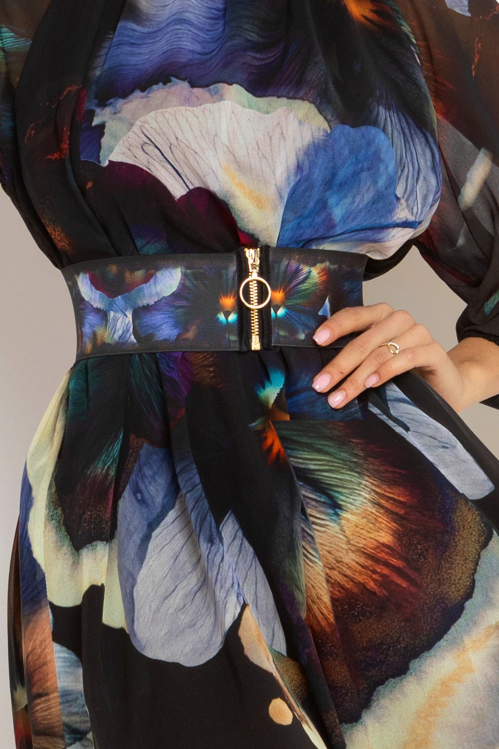 ROBE DÉCONTRACTÉE À MANCHES RAGLAN BALLON ET NOUAGE DANS LE DOS - VIOLET