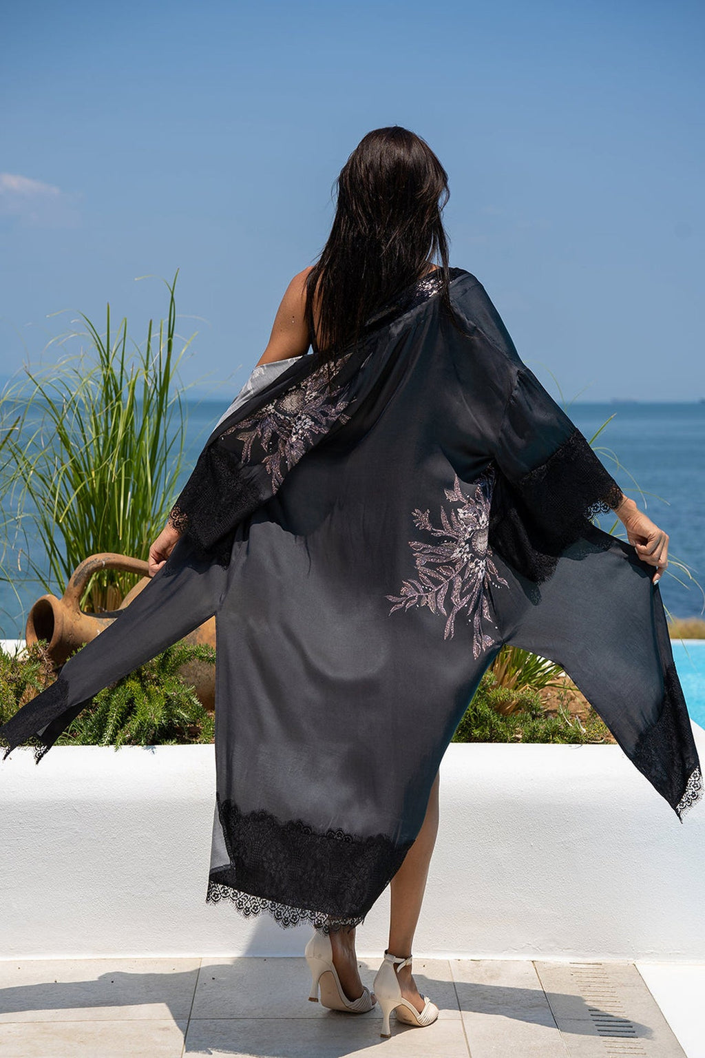 VISCOSE KIMONO - STAR DUST - Fashion Roots