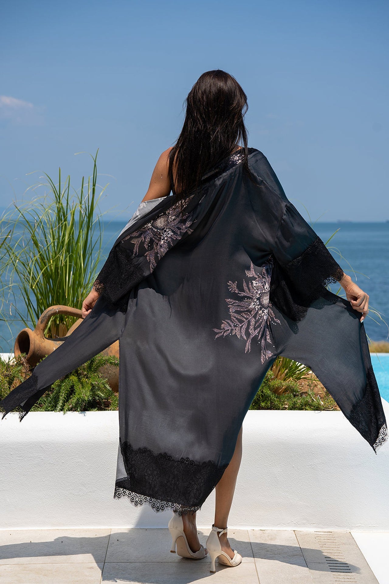 VISCOSE KIMONO - STAR DUST - Fashion Roots