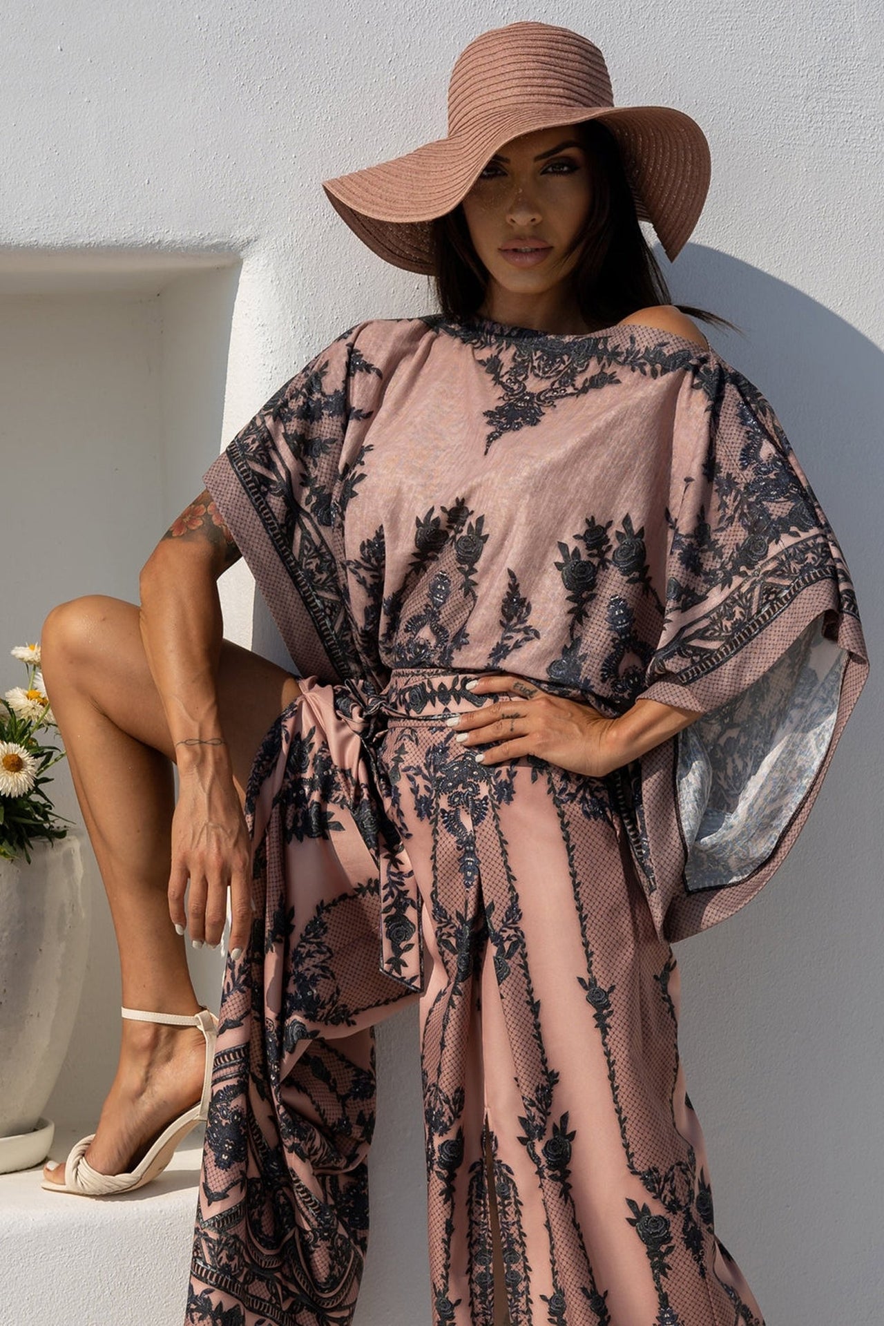 LOOSE BLOUSE – GRAFFITI POWDER JIORO СВОБОДНА БЛУЗА - GRAFFITI POWDER JIORO