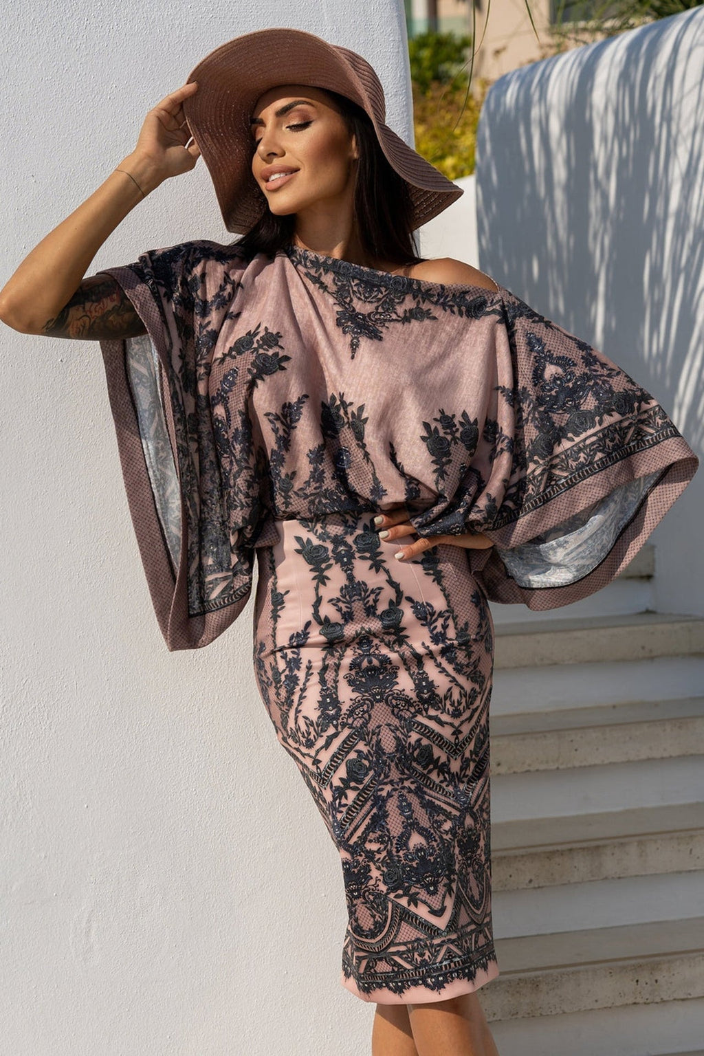 LOOSE BLOUSE – GRAFFITI POWDER JIORO СВОБОДНА БЛУЗА - GRAFFITI POWDER JIORO