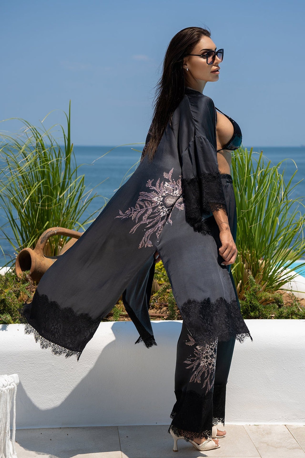 VISCOSE KIMONO - STAR DUST