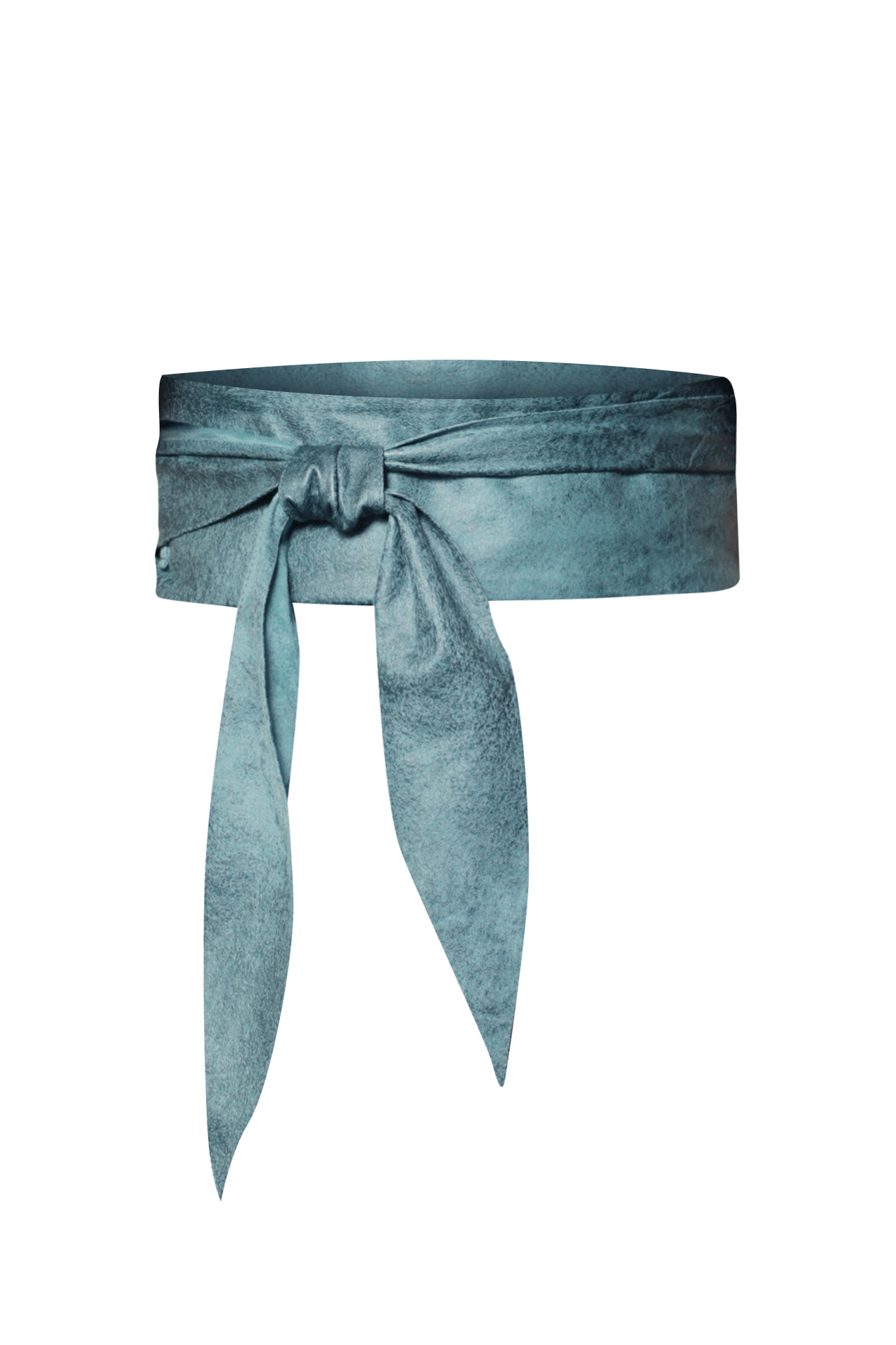 WRAP-STYLE BELT - SUEDE-LIKE IN BLUE - ESSENTIALS