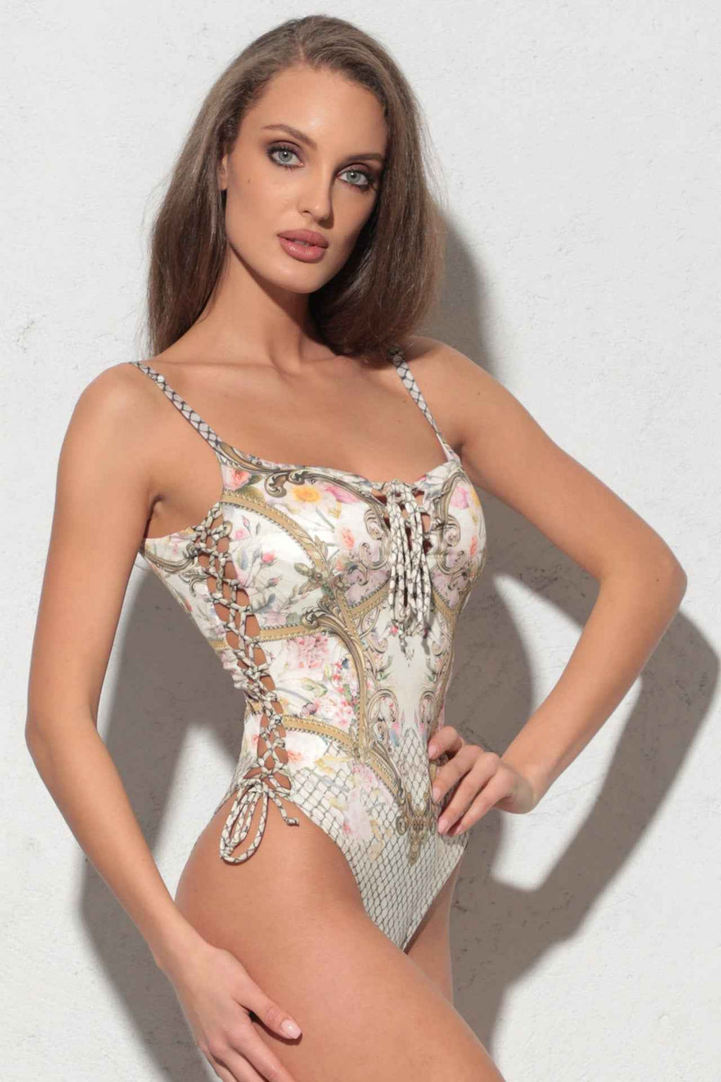 ONE-PIECE SWIMSUIT - BAROQUE FLOWERS