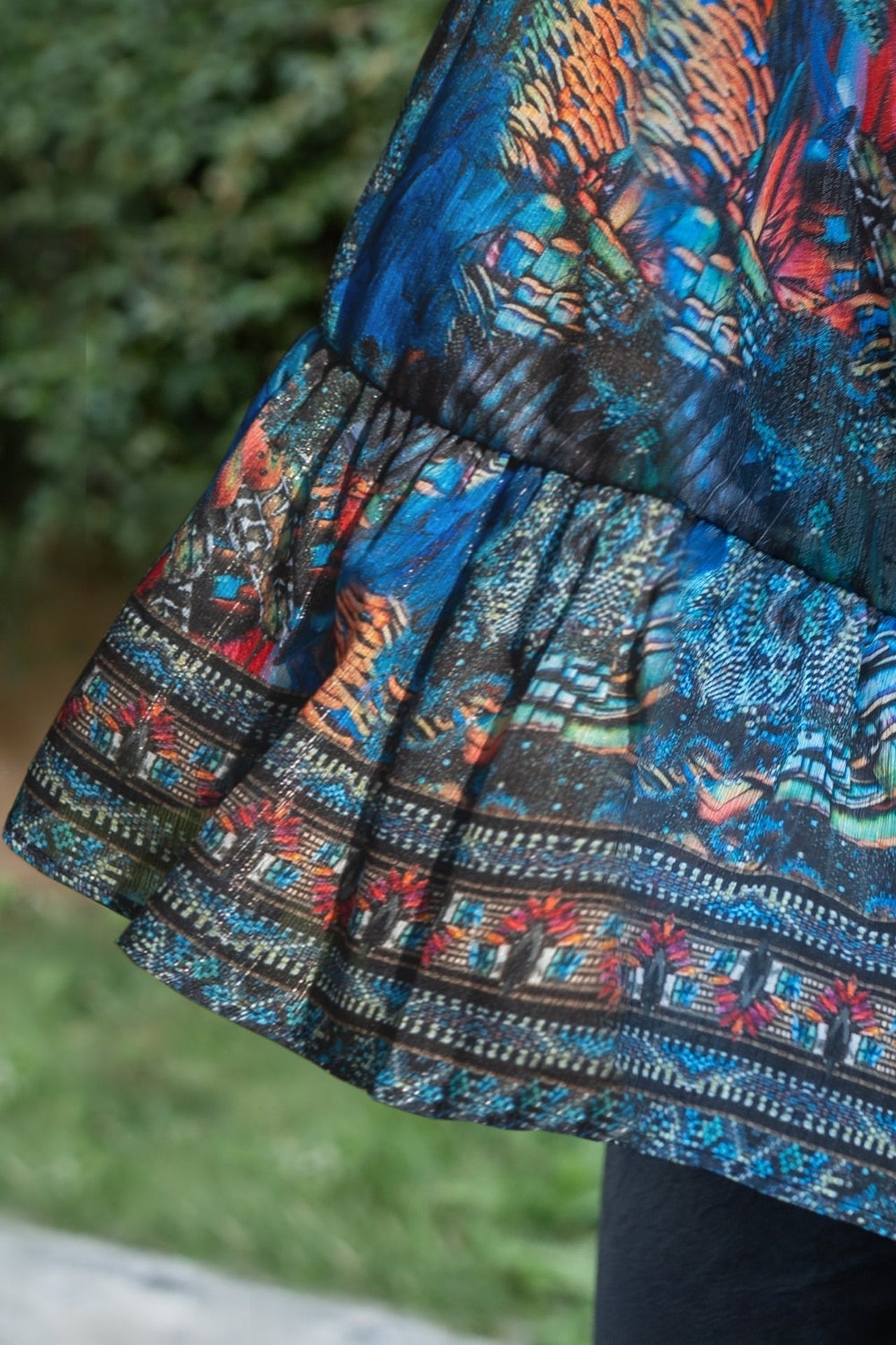 LOOSE CHIFFON SHIRT - AMAZONIA