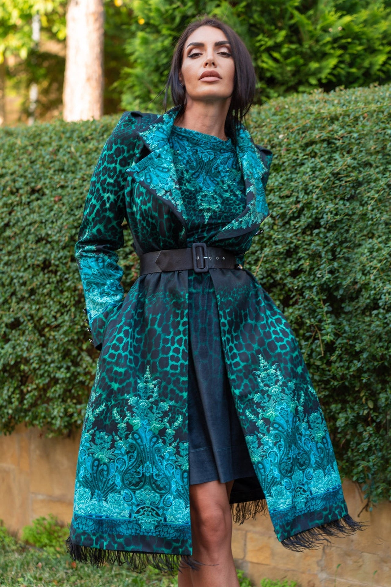 COAT - LEO NEON GREEN - Fashion Roots