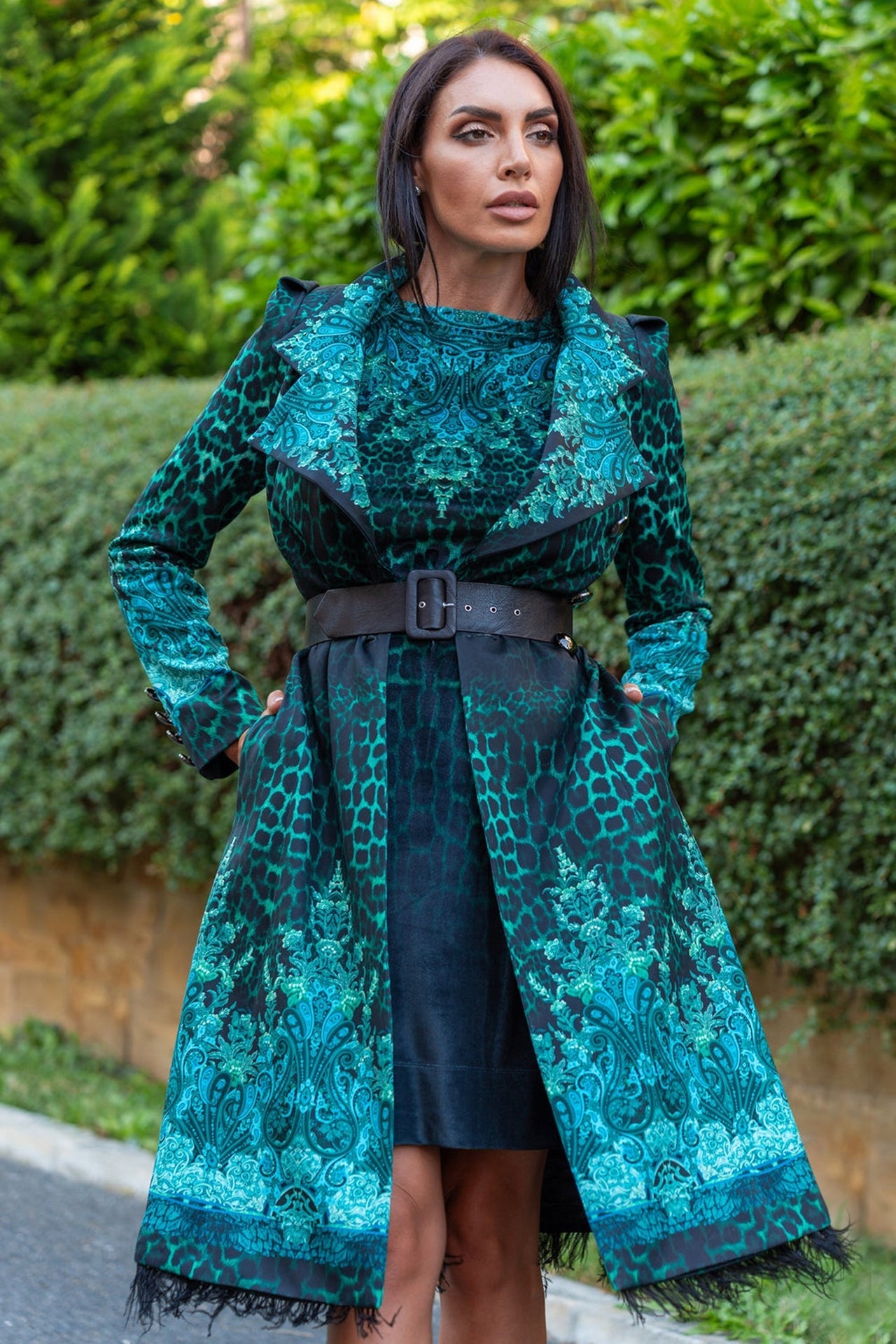 COAT - LEO NEON GREEN - Fashion Roots