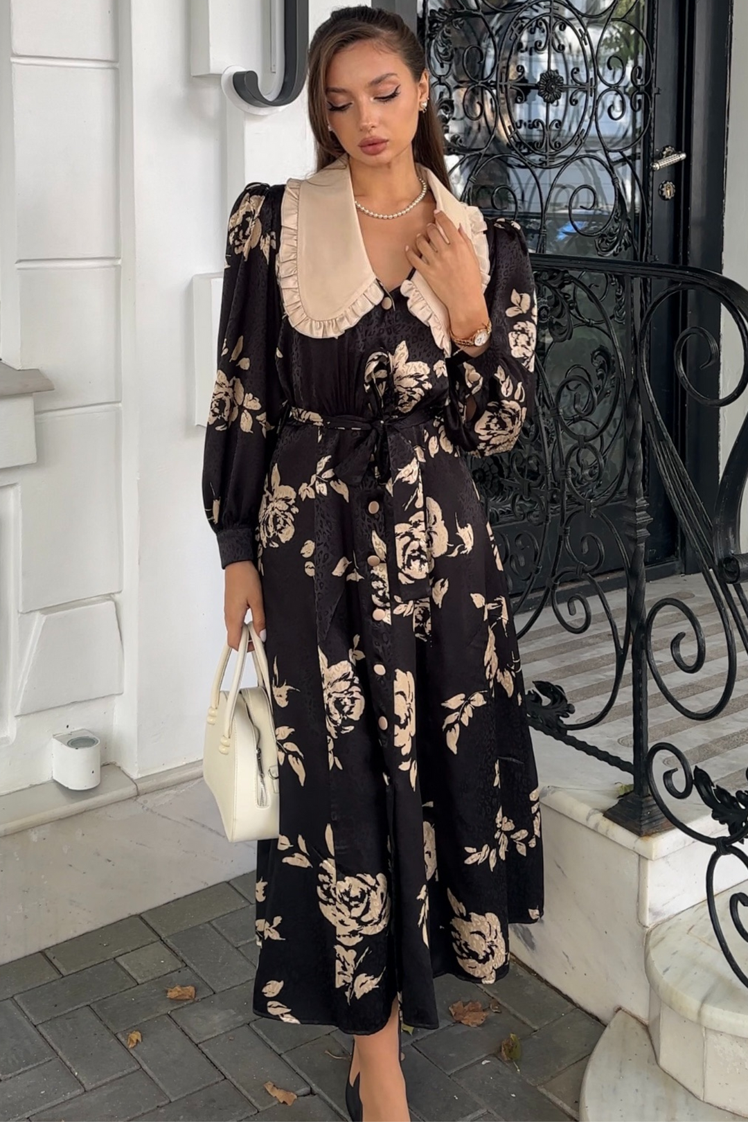YVN FALL MOSS MIDI DRESS - Fashion Roots