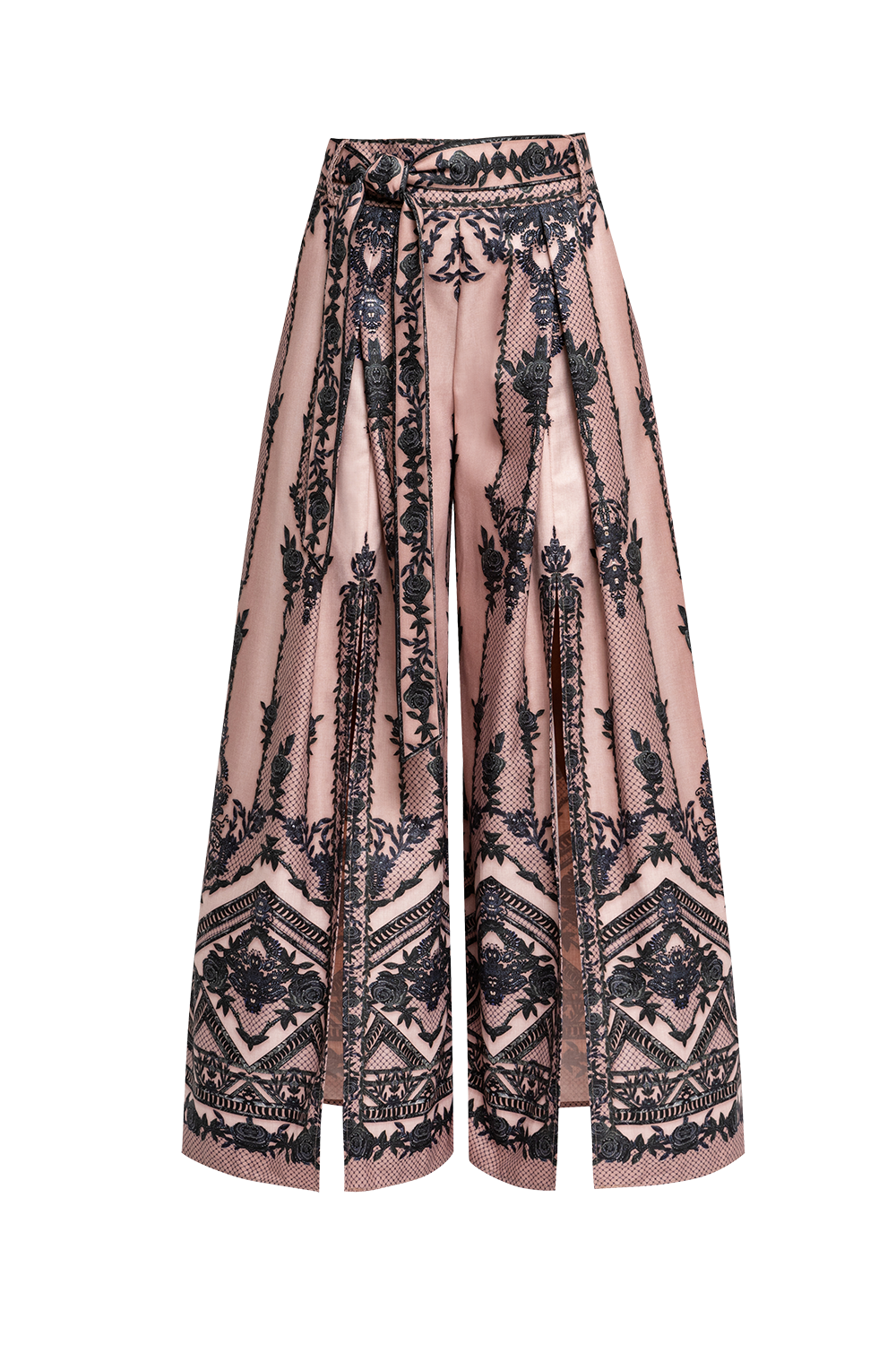 SKIRT-TROUSERS WITH SPLITS - GRAFFITI POWDER