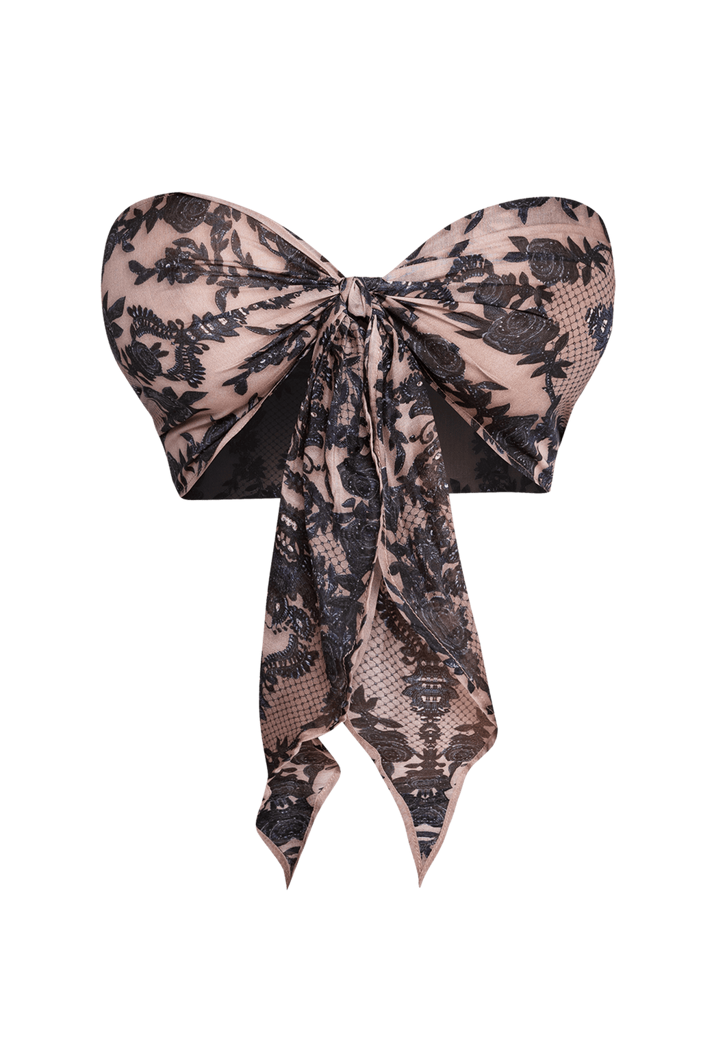 SILK VISCOSE PAREO AND SCARF SET - GRAFFITI POWDER - Fashion Roots