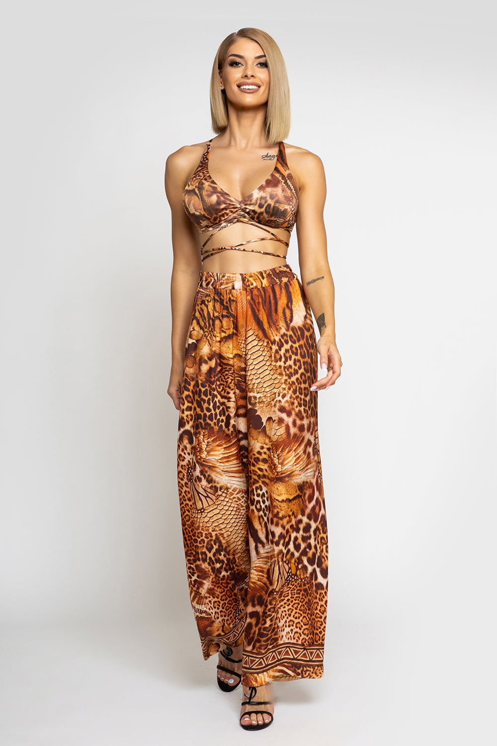 TWILL VISCOSE LOOSE FIT PANTS WITH POCKETS - LEO SAND JIORO СВОБОДЕН ПАНТАЛОН С ДЖОБОВЕ ОТ ВИСКОЗА ТВИЛ - LEO SAND JIORO