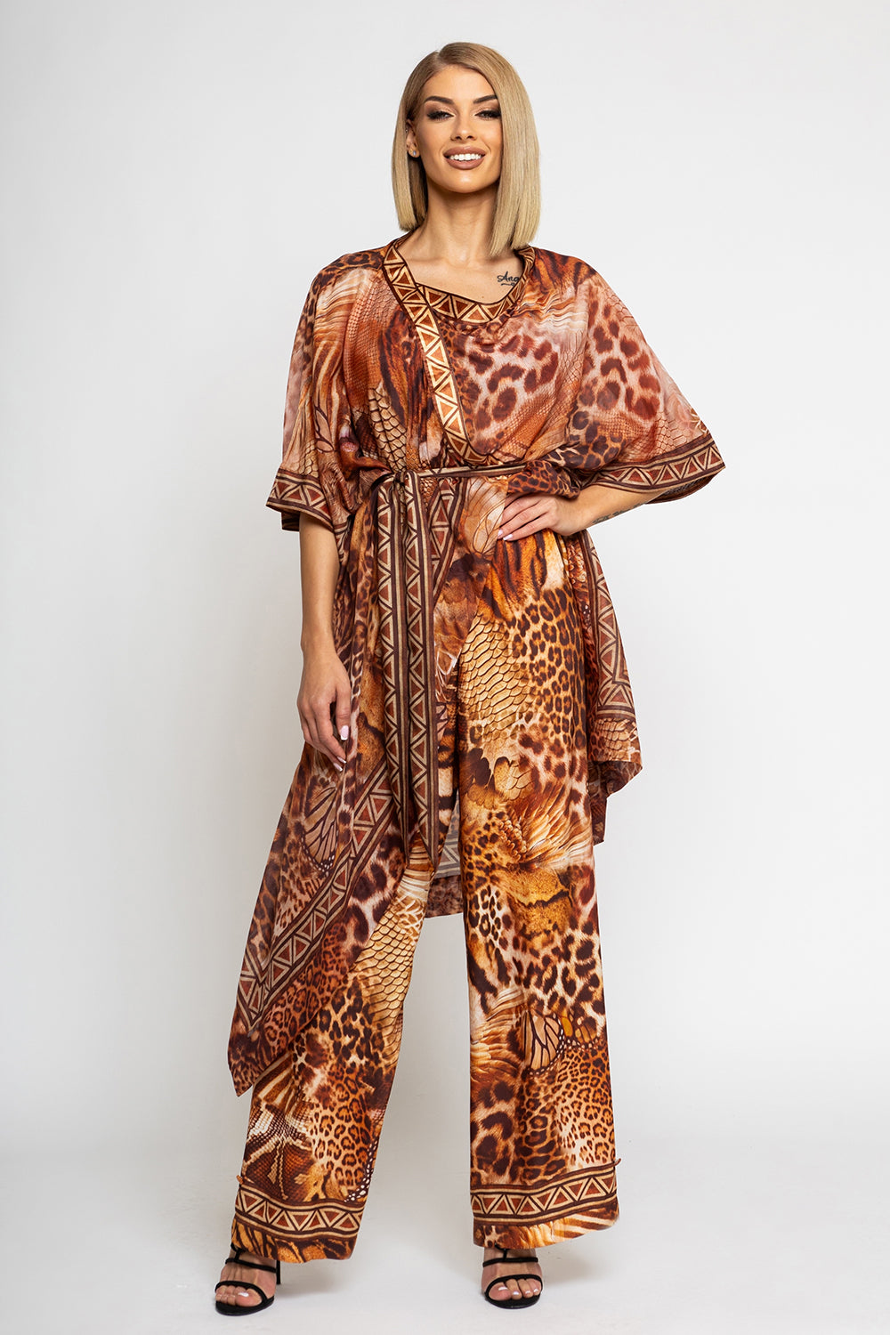 TWILL VISCOSE LOOSE FIT PANTS WITH POCKETS - LEO SAND JIORO СВОБОДЕН ПАНТАЛОН С ДЖОБОВЕ ОТ ВИСКОЗА ТВИЛ - LEO SAND JIORO