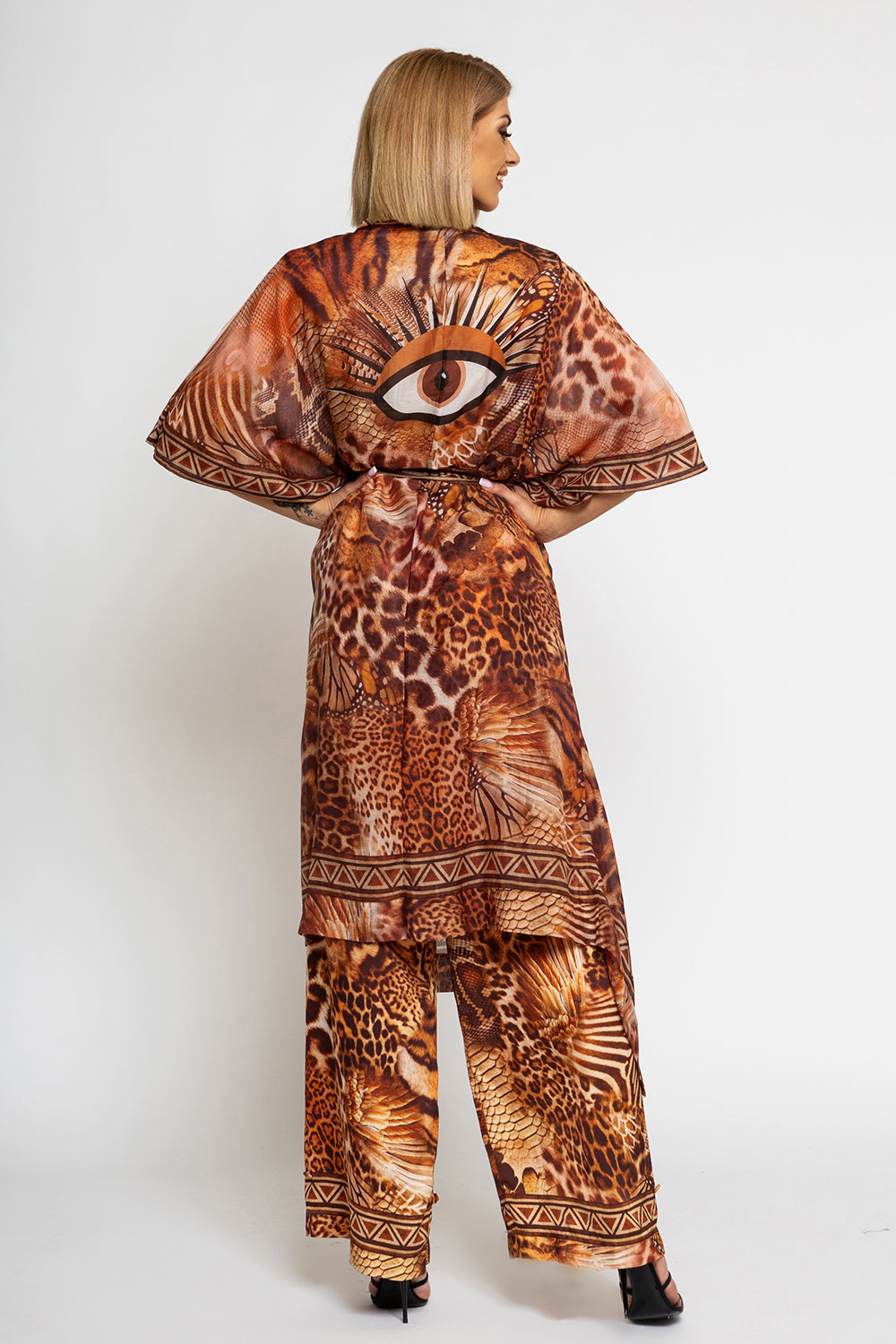 KIMONO EN SOIE ET COTON - LEO SAND