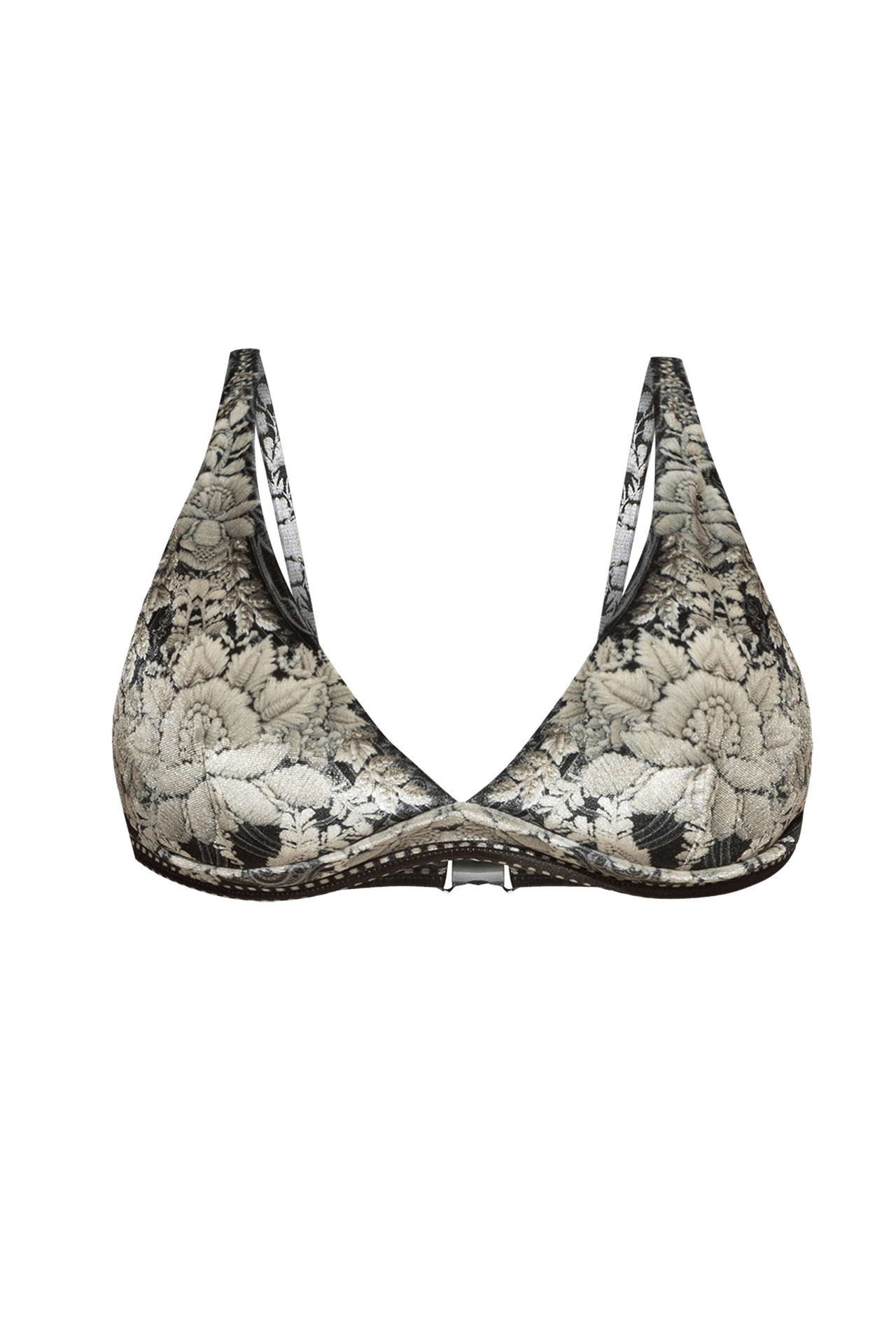 TRIANGLE VELVET BIKINI TOP – FROZEN LOTUS JIORO ГОРНИЩЕ ТИП ТРИЪГЪЛНИК ОТ КАДИФЕ - FROZEN LOTUS JIORO