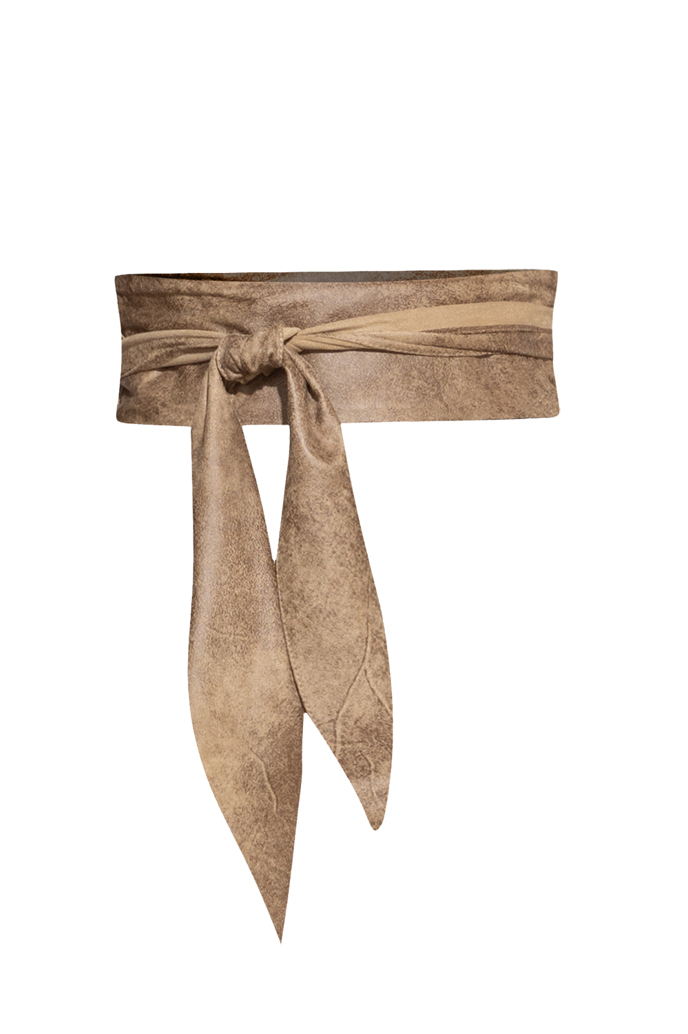 WRAP-STYLE BELT - SUEDE-LIKE IN CAPPUCCINO - ESSENTIALS