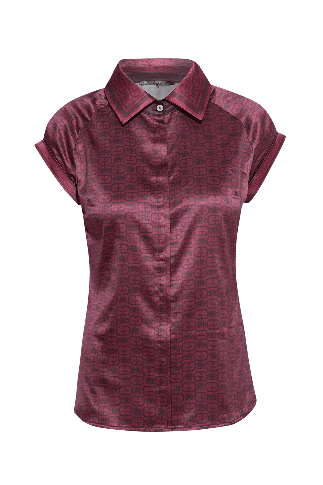 RAGLAN SLEEVE SHIRT - BURGUNDY LOGO