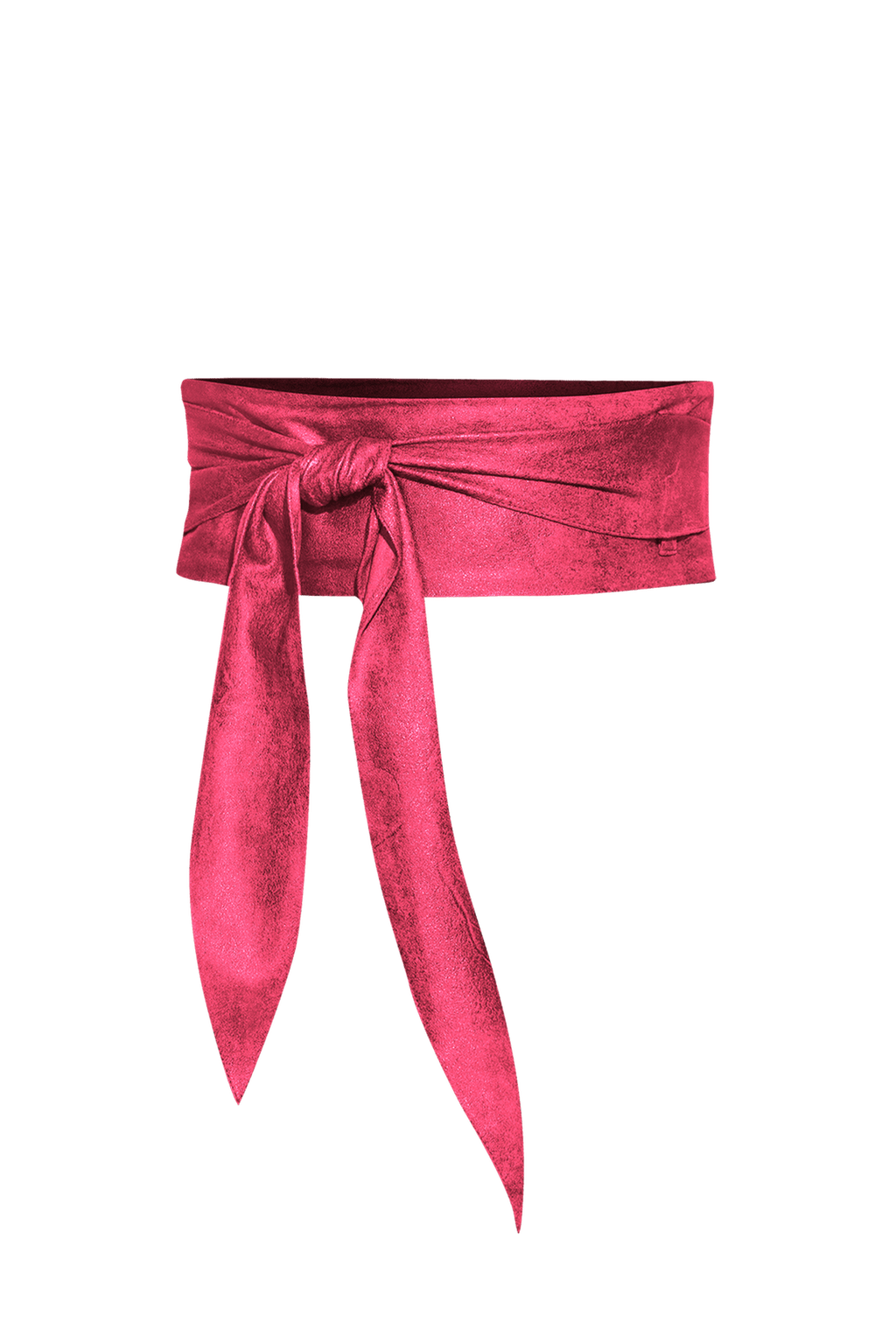 WRAP-STYLE BELT - SUEDE-LIKE IN CYCLAMEN - ESSENTIALS JIORO КОЛАН ОТ ВЕЛУР В ЦВЯТ ЦИКЛАМА - ESSENTIALS JIORO