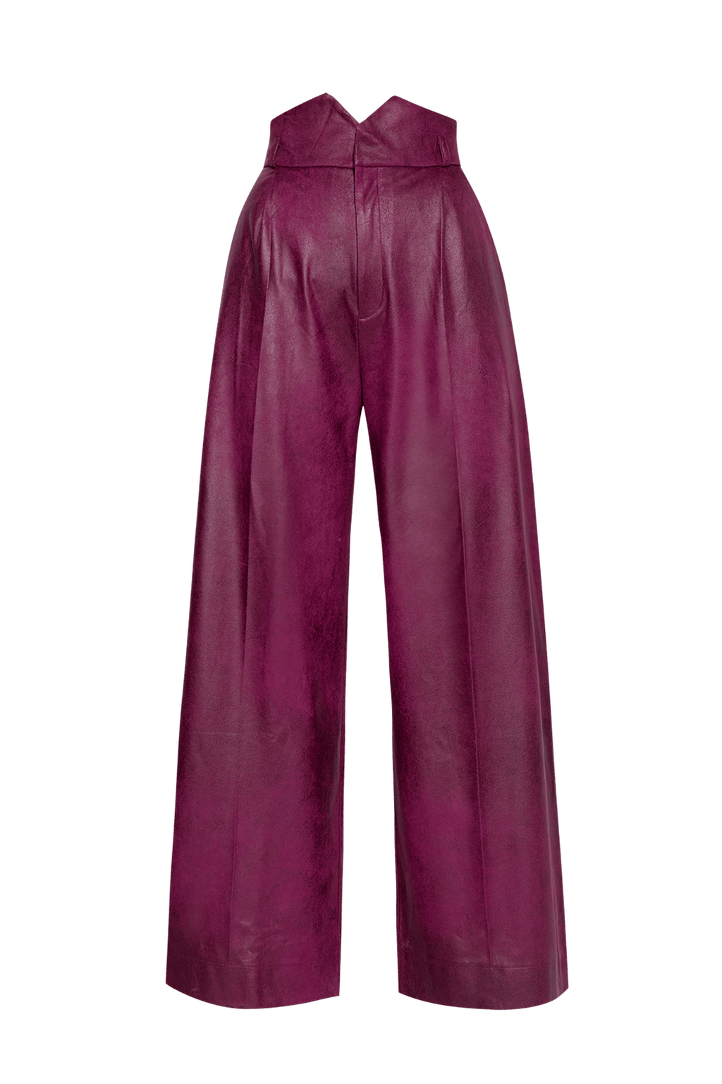PANTALON BORDEAUX TAILLE HAUTE – ESSENTIELS