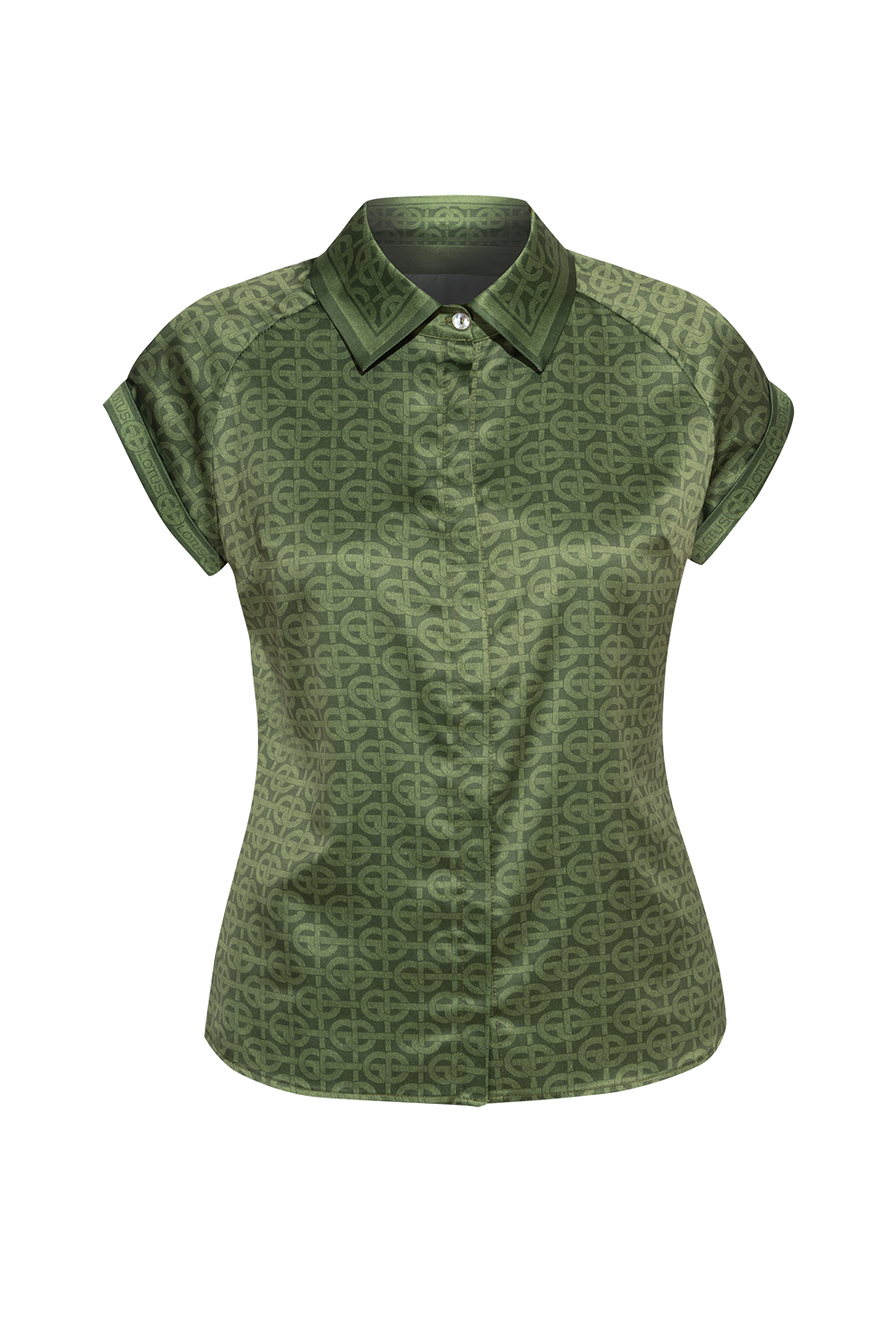 CHEMISE À MANCHES RAGLAN - LOGO VERT ÉMERAUDE