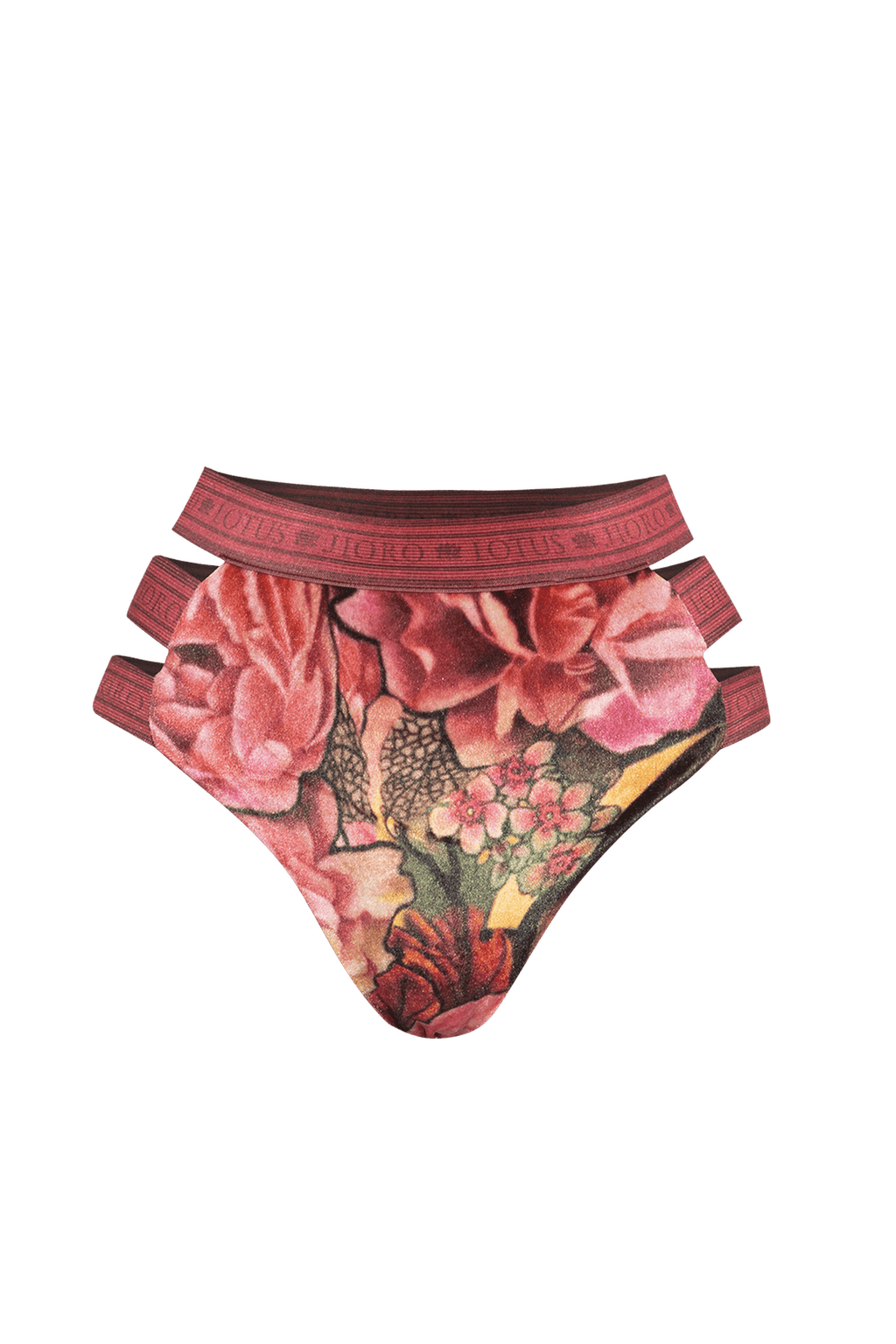 BIKINI-STYLE BOTTOM - TATTOO STAR JIORO ДОЛНИЩЕ С ВИСОКА ТАЛИЯ ОТ КАДИФЕ - TATTOO STAR JIORO