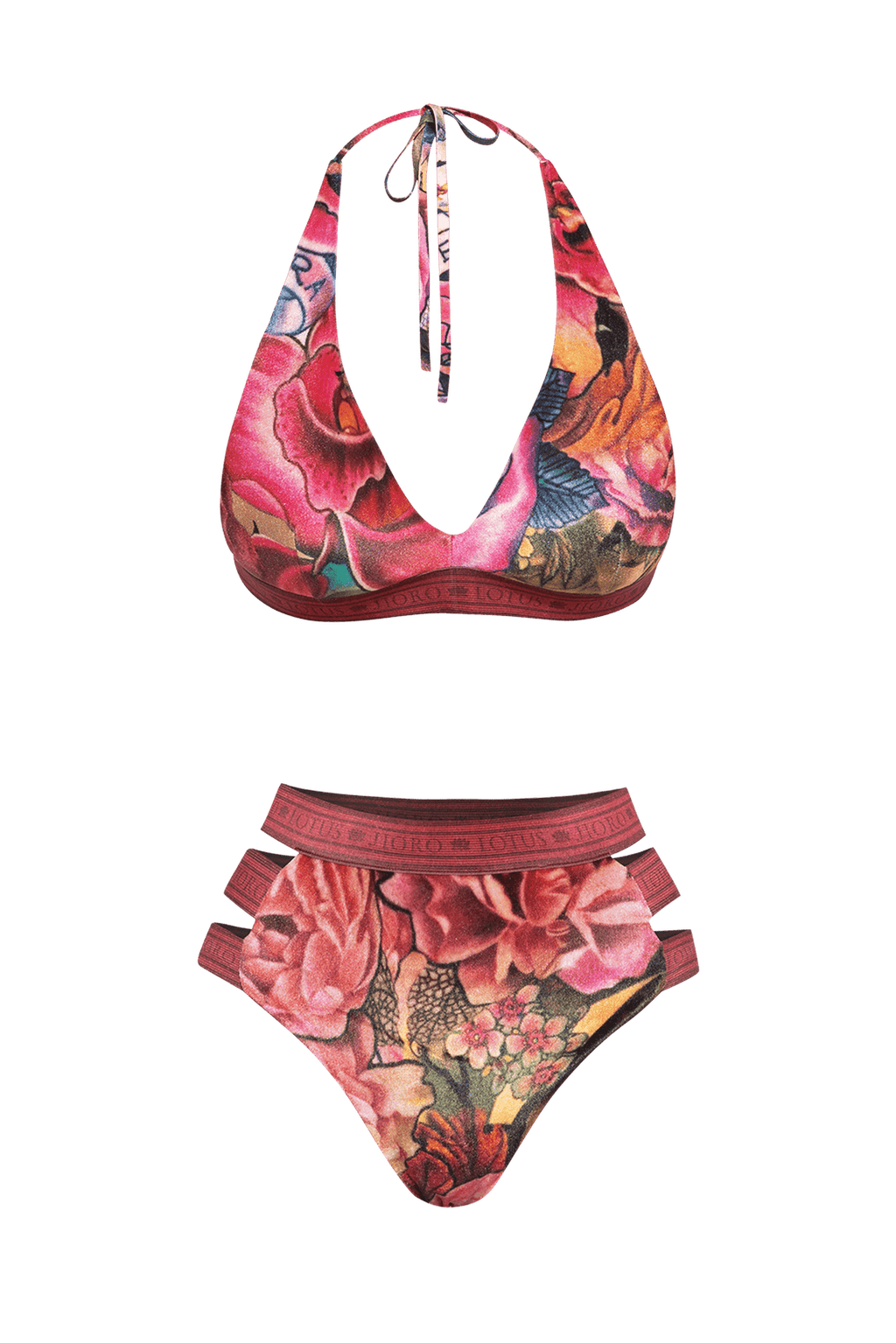 BIKINI-STYLE BOTTOM - TATTOO STAR JIORO ДОЛНИЩЕ С ВИСОКА ТАЛИЯ ОТ КАДИФЕ - TATTOO STAR JIORO