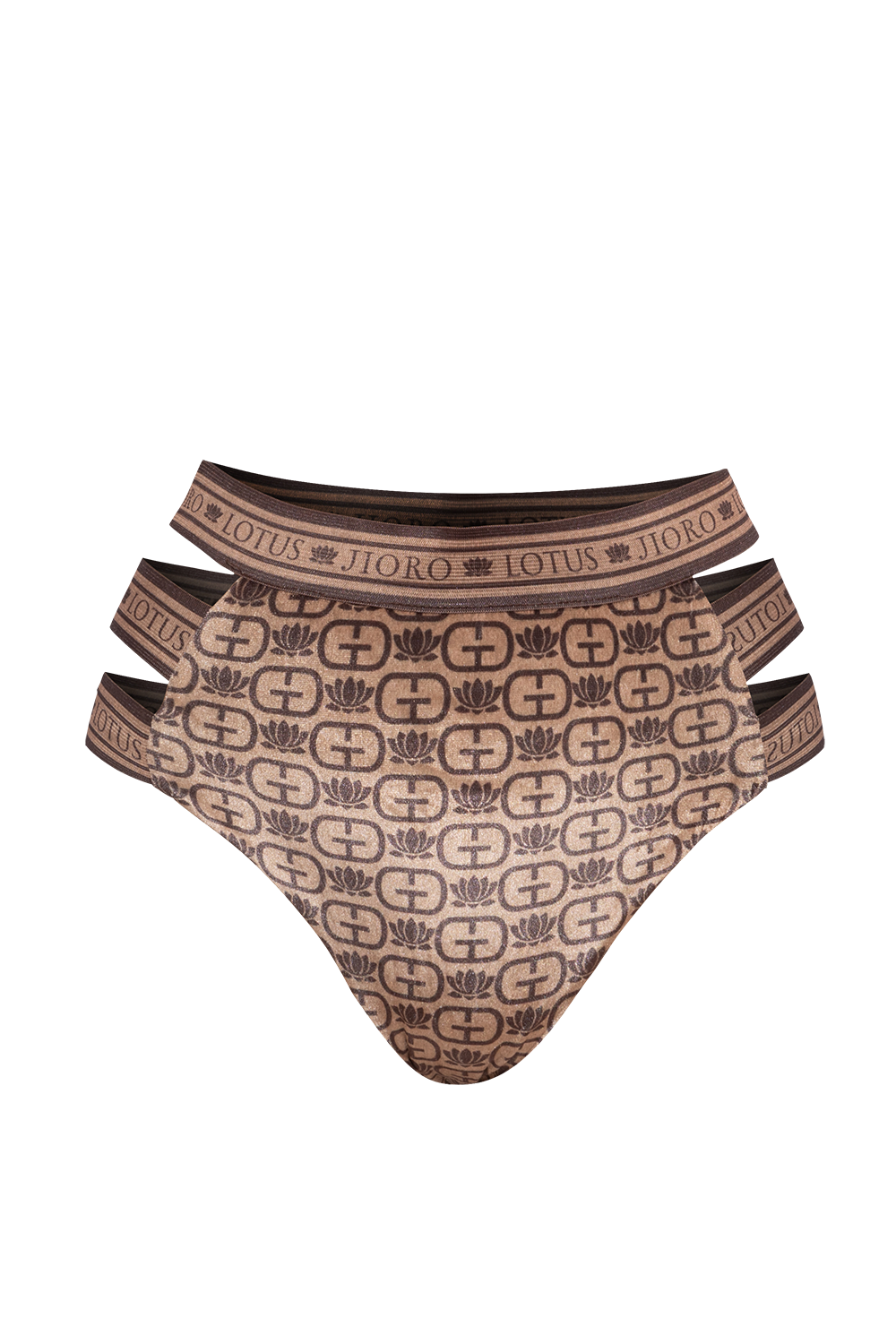 BIKINI-STYLE BOTTOM - MOCHA MOUSSE LOGO