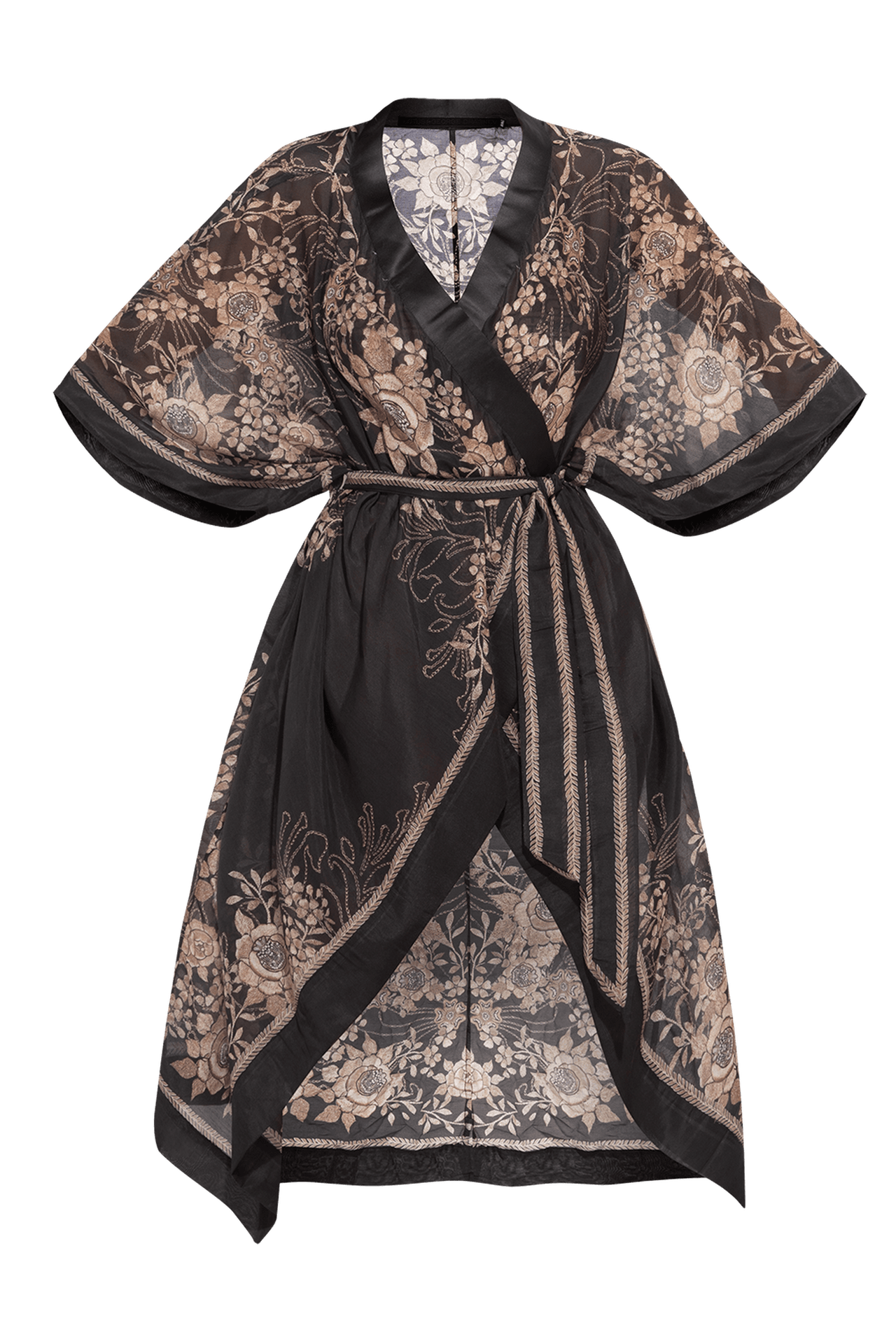 SILK COTTON KIMONO - GOLDEN ROSES JIORO КИМОНО ОТ КОПРИНА И ПАМУК - GOLDEN ROSES JIORO