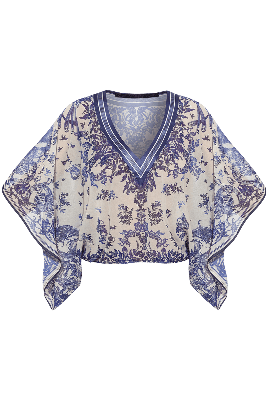 SILK COTTON TUNIC - ASIA SKY - Fashion Roots