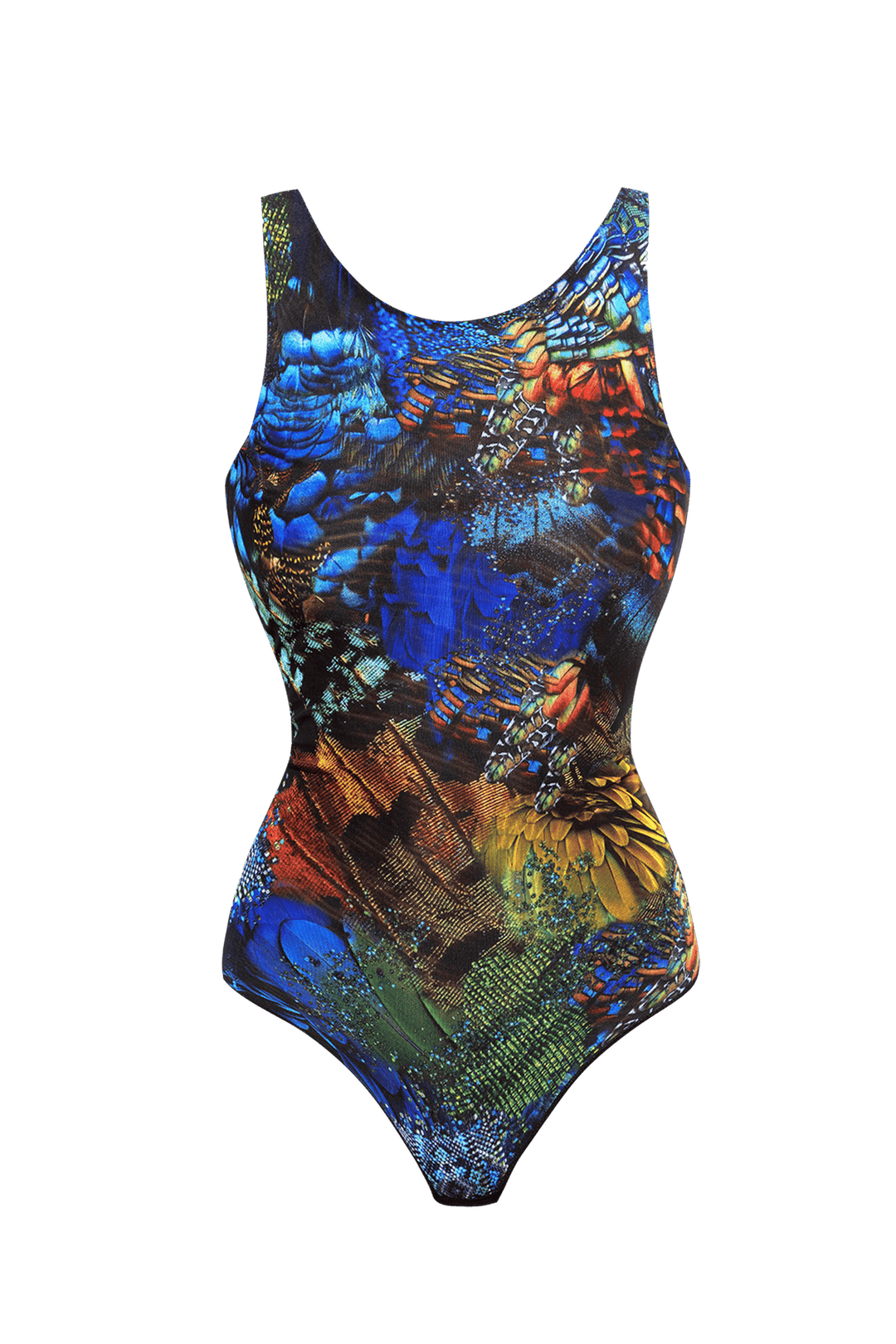 Body sans manches en mesh avec dos ouvert et doublure - Amazonia