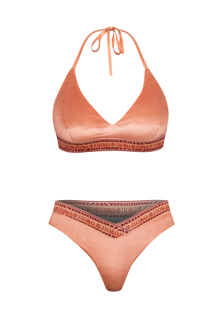 BUSTY SWIMSUIT TOP - PAPAYA BUTTERFLIES JIORO ГОРНИЩЕ НА БАНСКИ ОТ ЛИКРА - PAPAYA BUTTERFLIES JIORO