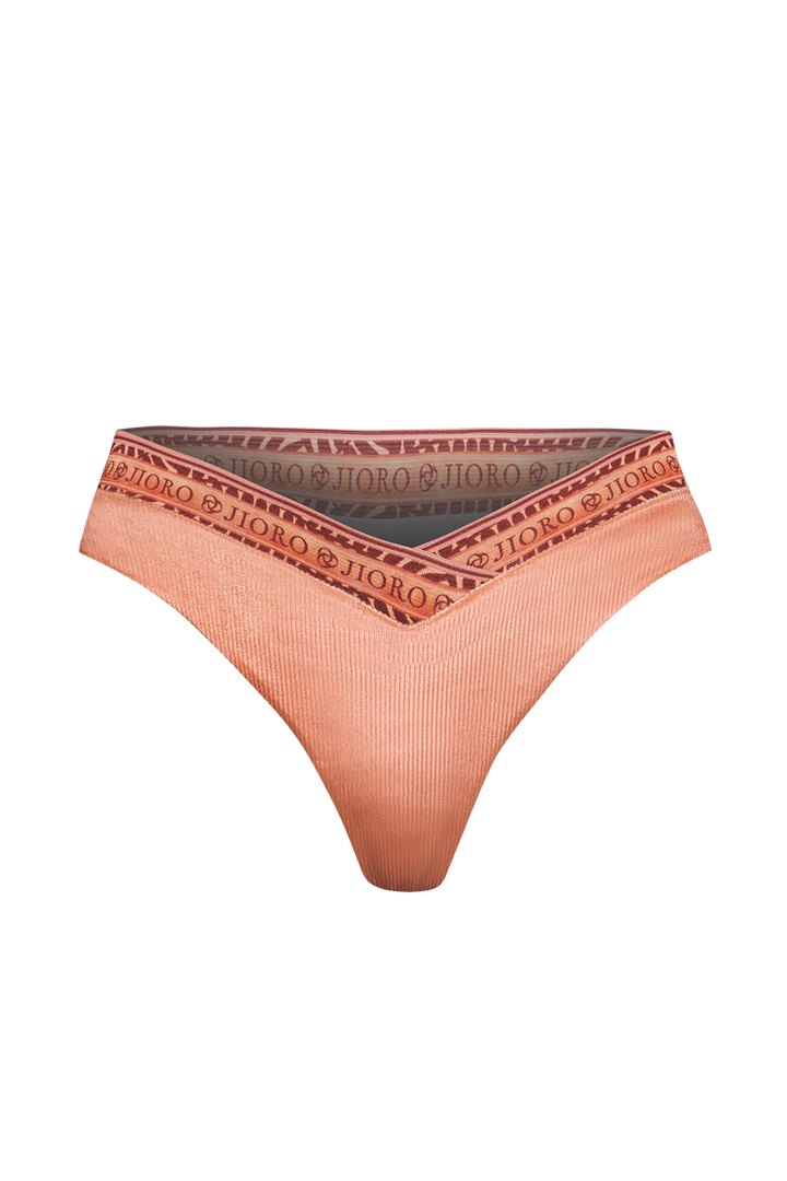 ELASTIC WAISTBAND SWIM BOTTOM - PAPAYA BUTTERFLIES JIORO ДОЛНИЩЕ ЗА БАНСКИ С ЕЛАСТИЧЕН КОЛАН - PAPAYA BUTTERFLIES JIORO
