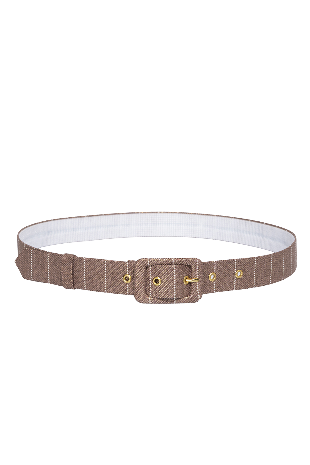 CEINTURE À RAYURES BEIGE - ESSENTIALS