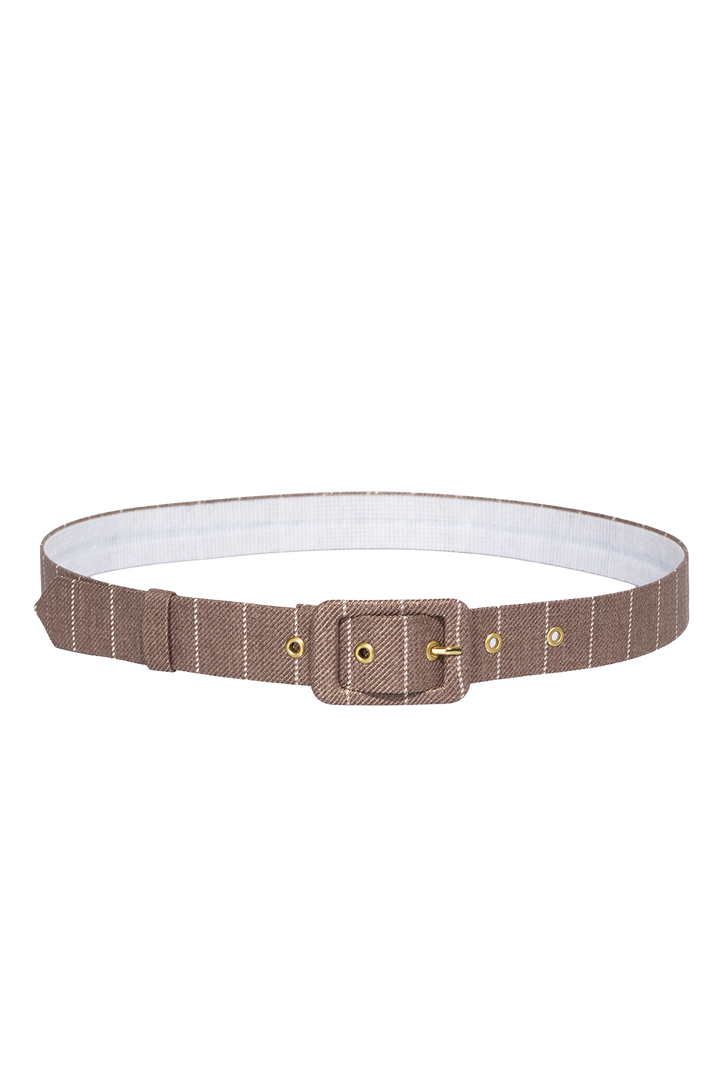STRIPED BELT IN BEIGE - ESSENTIALS