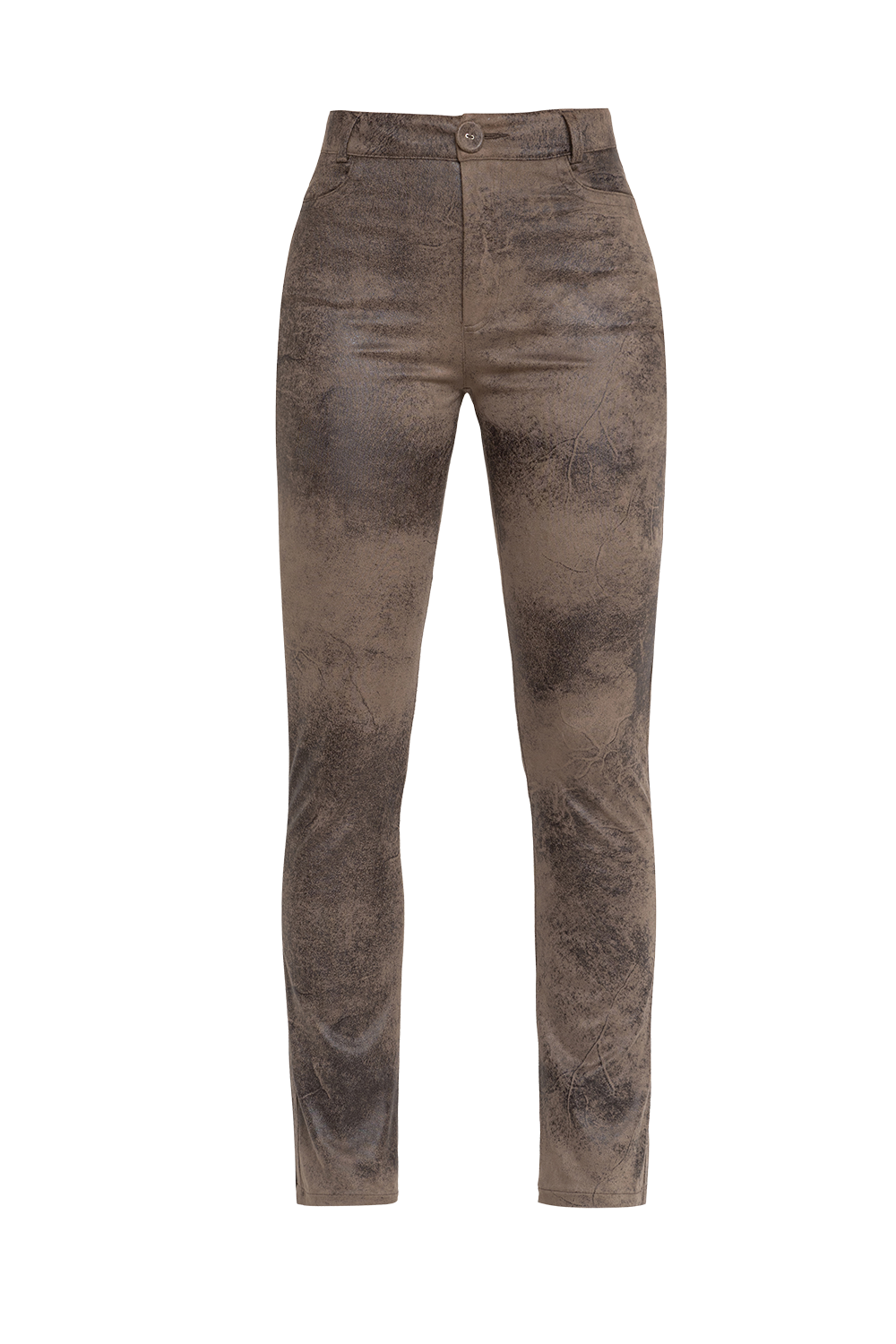 SKINNY 5-POCKET PANTS IN MOCHA - ESSENTIALS JIORO СЛИМ ПАНТАЛОН ОТ ВЕЛУР В МОКА - ESSENTIALS JIORO