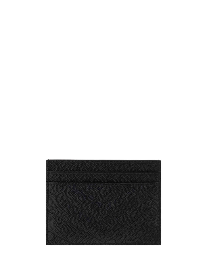 Matelassé leather Cardholder