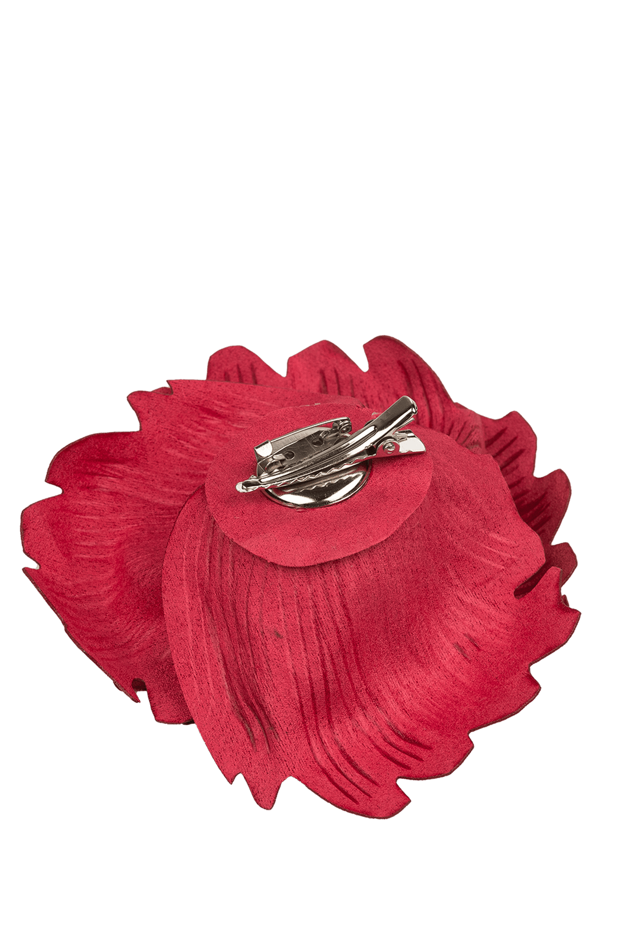 BROCHE MOYENNE ROSE CYCLAMEN ASPECT DAIM