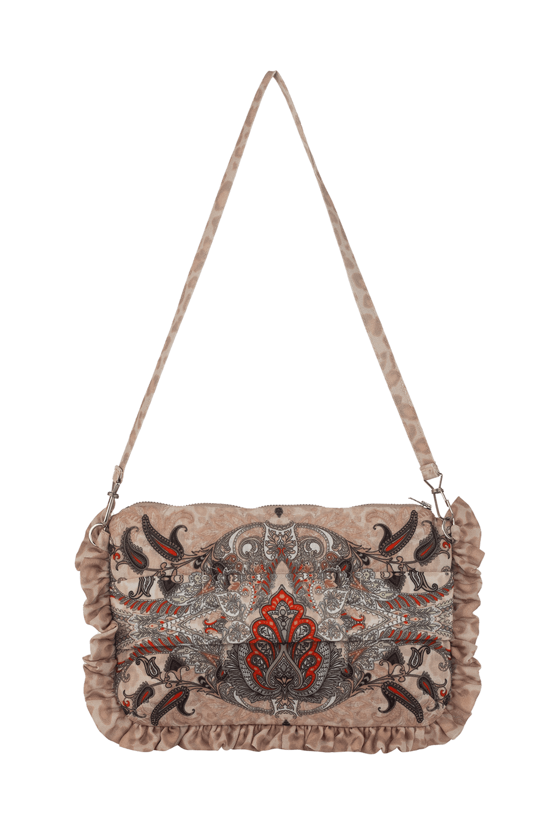 CLUTCH - PAISLEY BEIGE - Fashion Roots