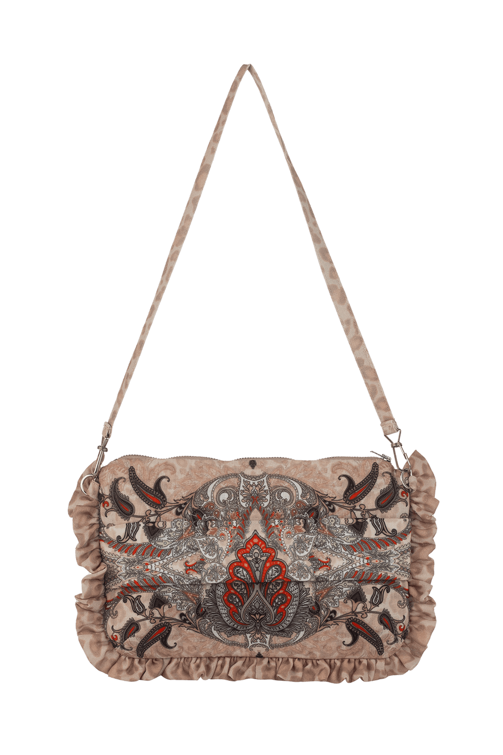 CLUTCH - PAISLEY BEIGE